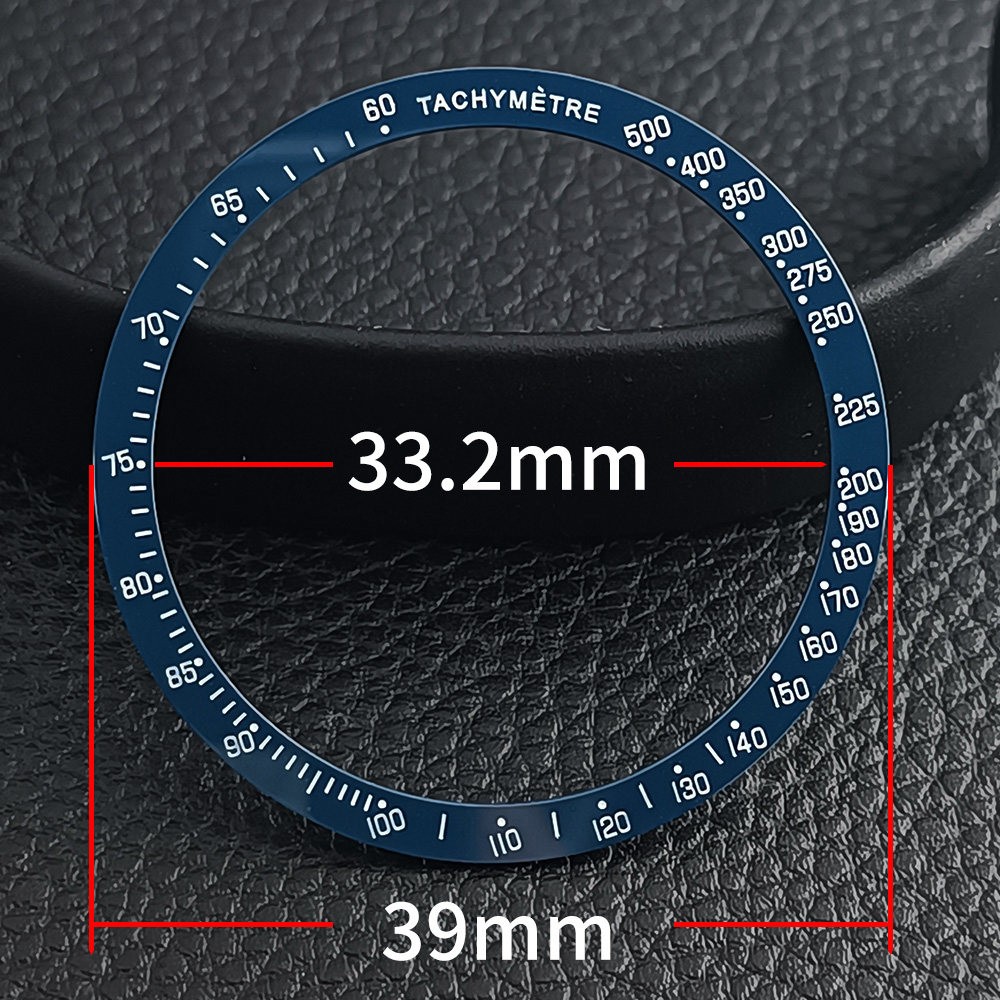 Watch accessories bezel size 42.8mm * 37.2mm/39mm * 33.2mm ceramic bezel
