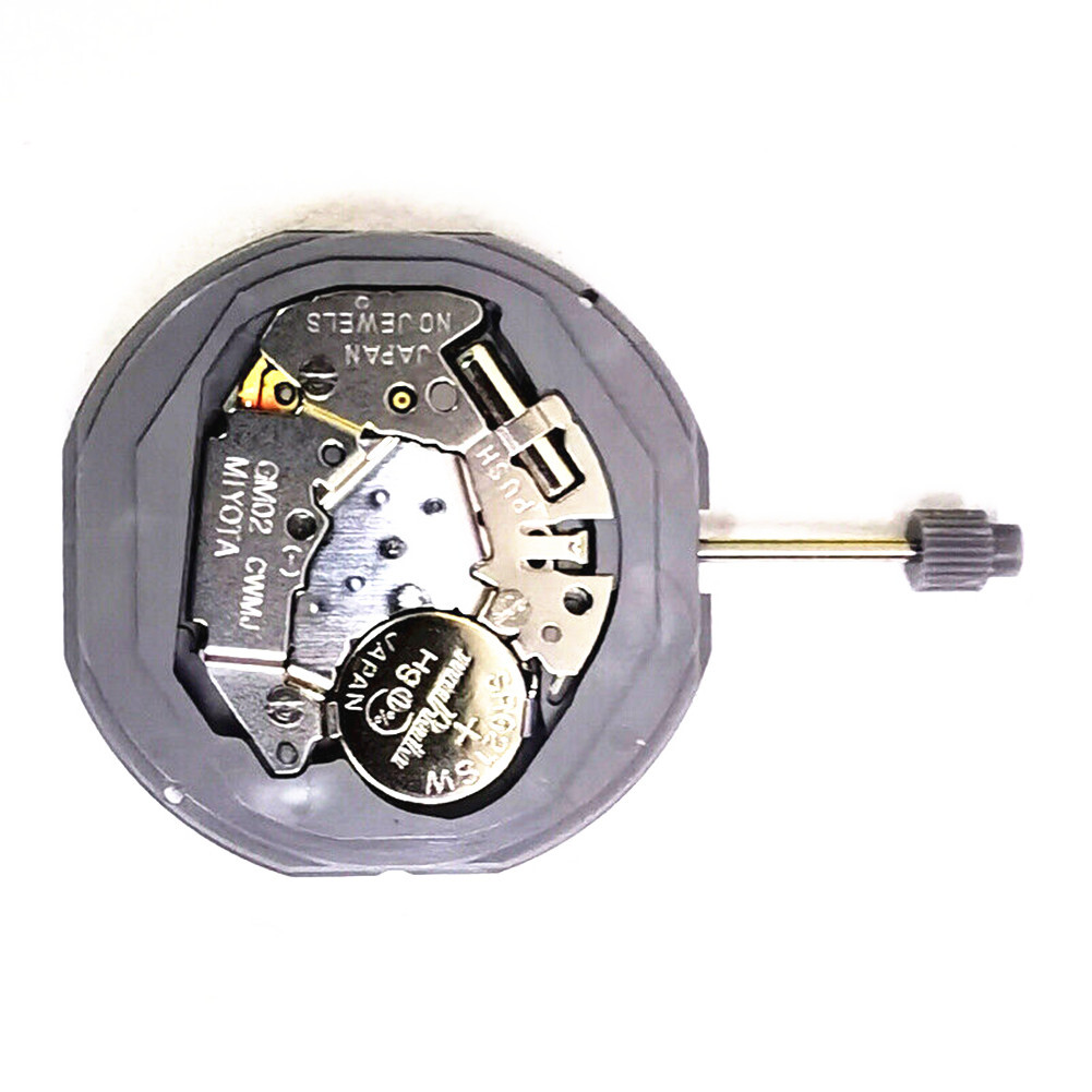 23.65mm Day / Date At 3 Quartz Watch Movement With Battery For Miyota GM02 GM00