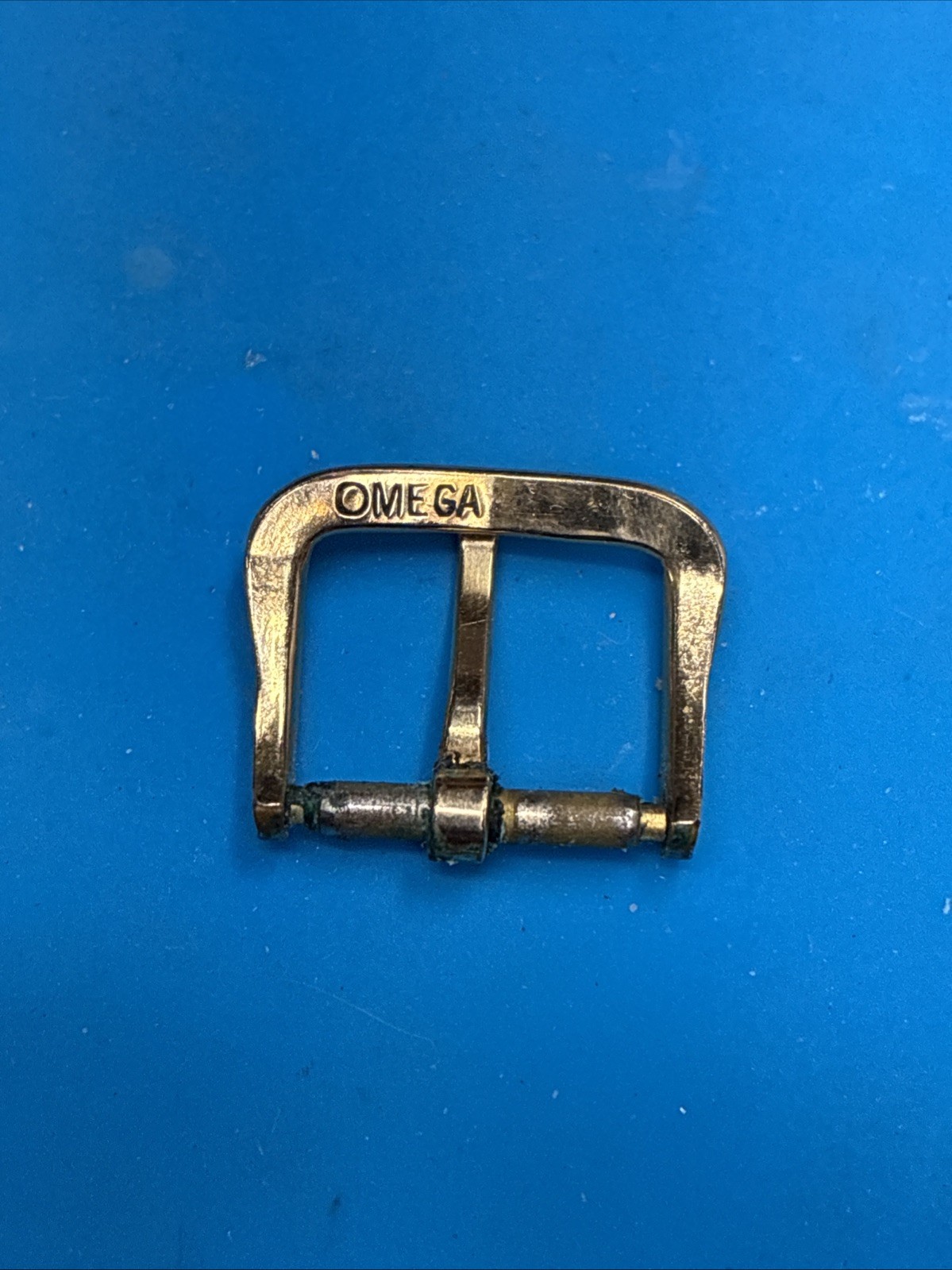 GENUINE VINTAGE OMEGA GOLD FILLED WATCH BUCKLE 13.2mm