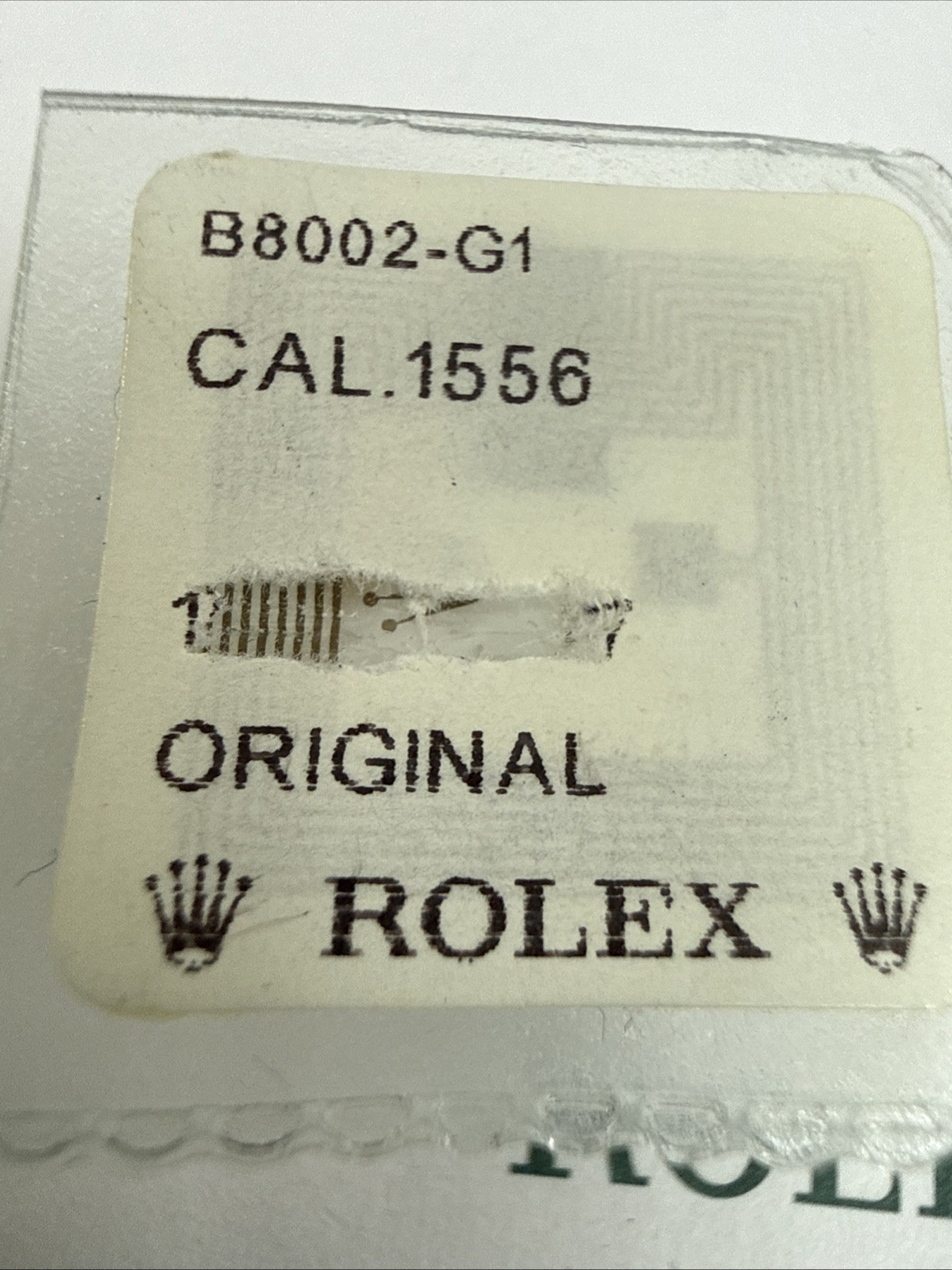 GENUINE Rolex 1556 8002 Center Second Pinion New Factory Sealed