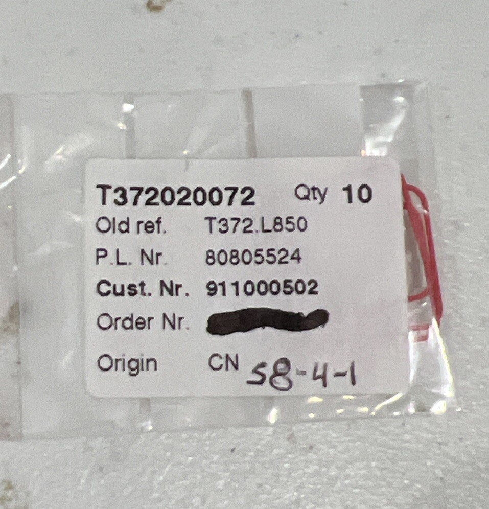 Tissot Back Gasket T372.L850 Authentic Original
