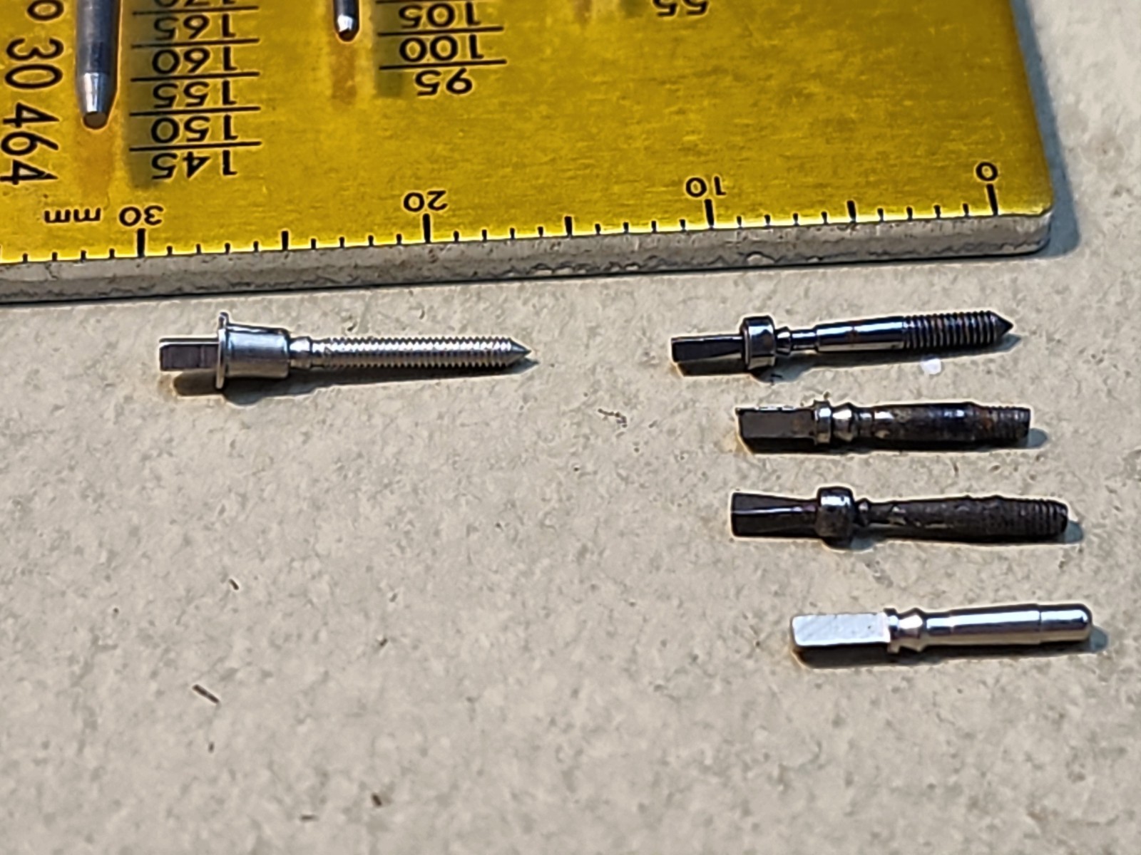 Lot Of Mixed 18s American Pocket Watch Stems-For Earlier Models?