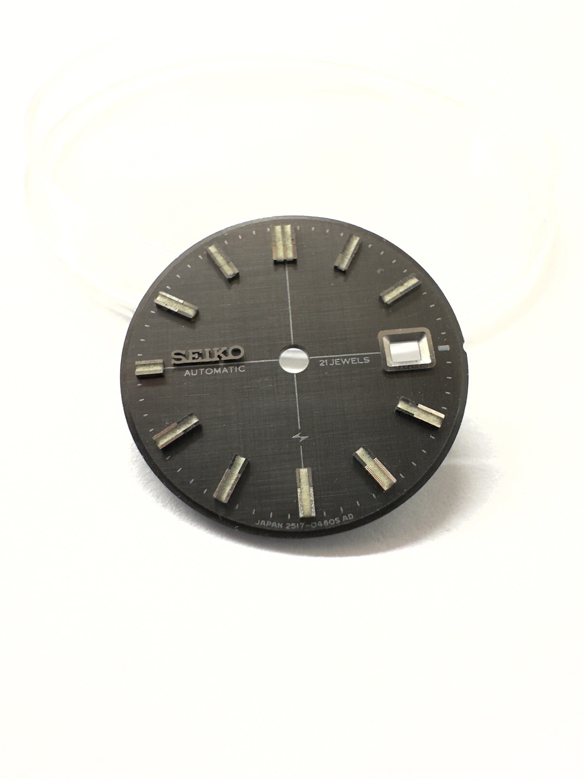 Genuine Vintage Seiko Automatic 21 Jewels 2517-0460S AD 19.5mm Gray Dial