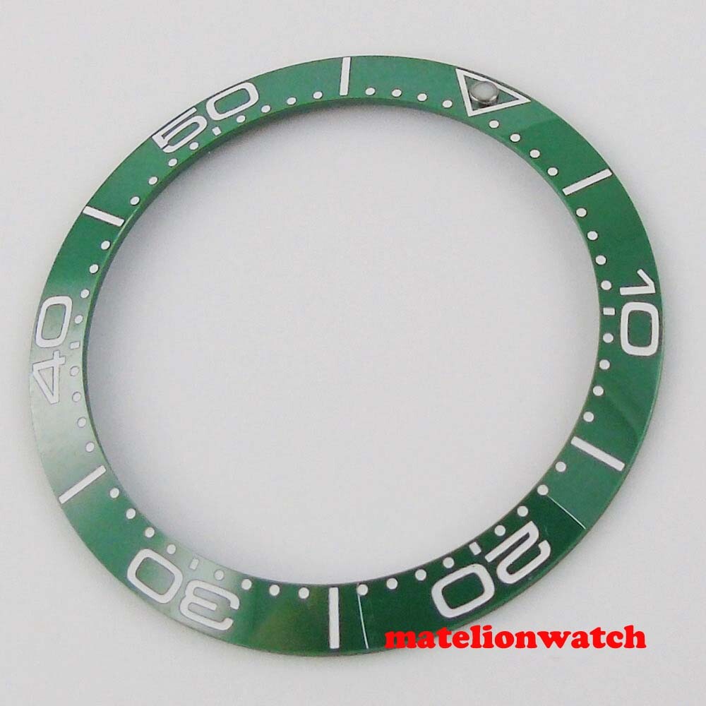 Fashion 38mm Ceramic Watch Bezel insert for Automatic Men’s watch face Parts