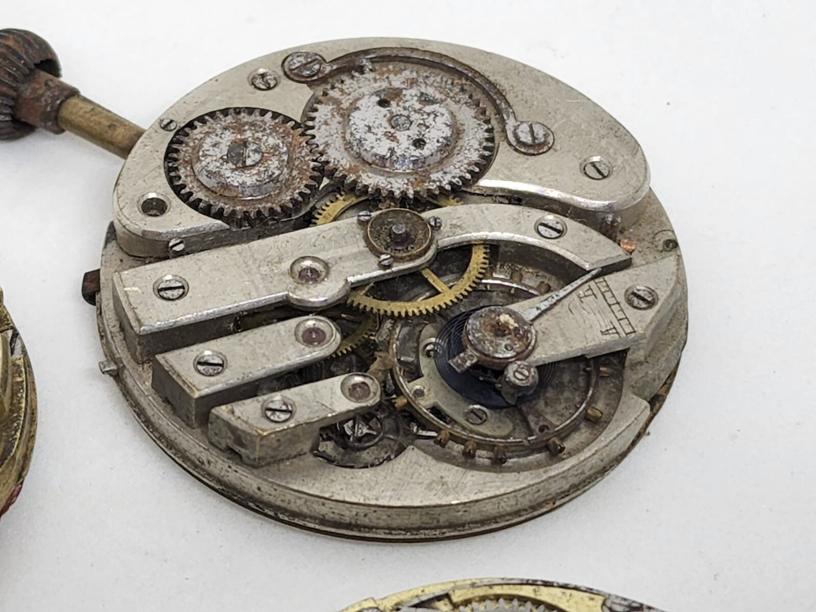 Lot of 6 high end pocket watch movements – Sold for parts – AS IS