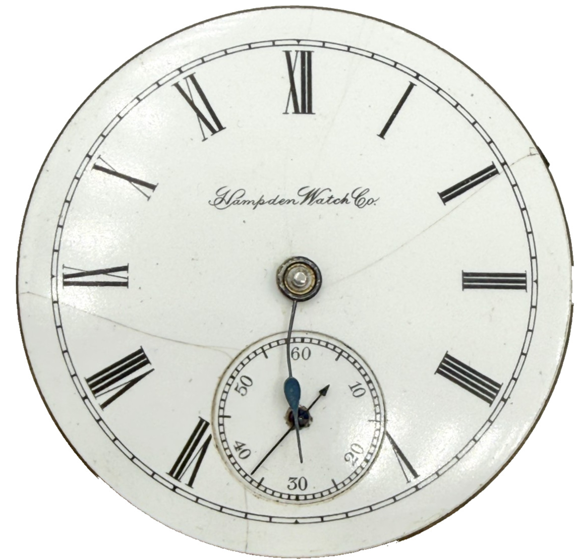 Antique 1897 18s Hampden Champion Pocket Watch Movement