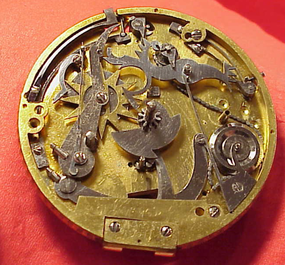 52mm IGNACE LICHTENSTERN WEIN REPEATER BELL STRIKE VERGE FUSEE POCKET WATCH MT
