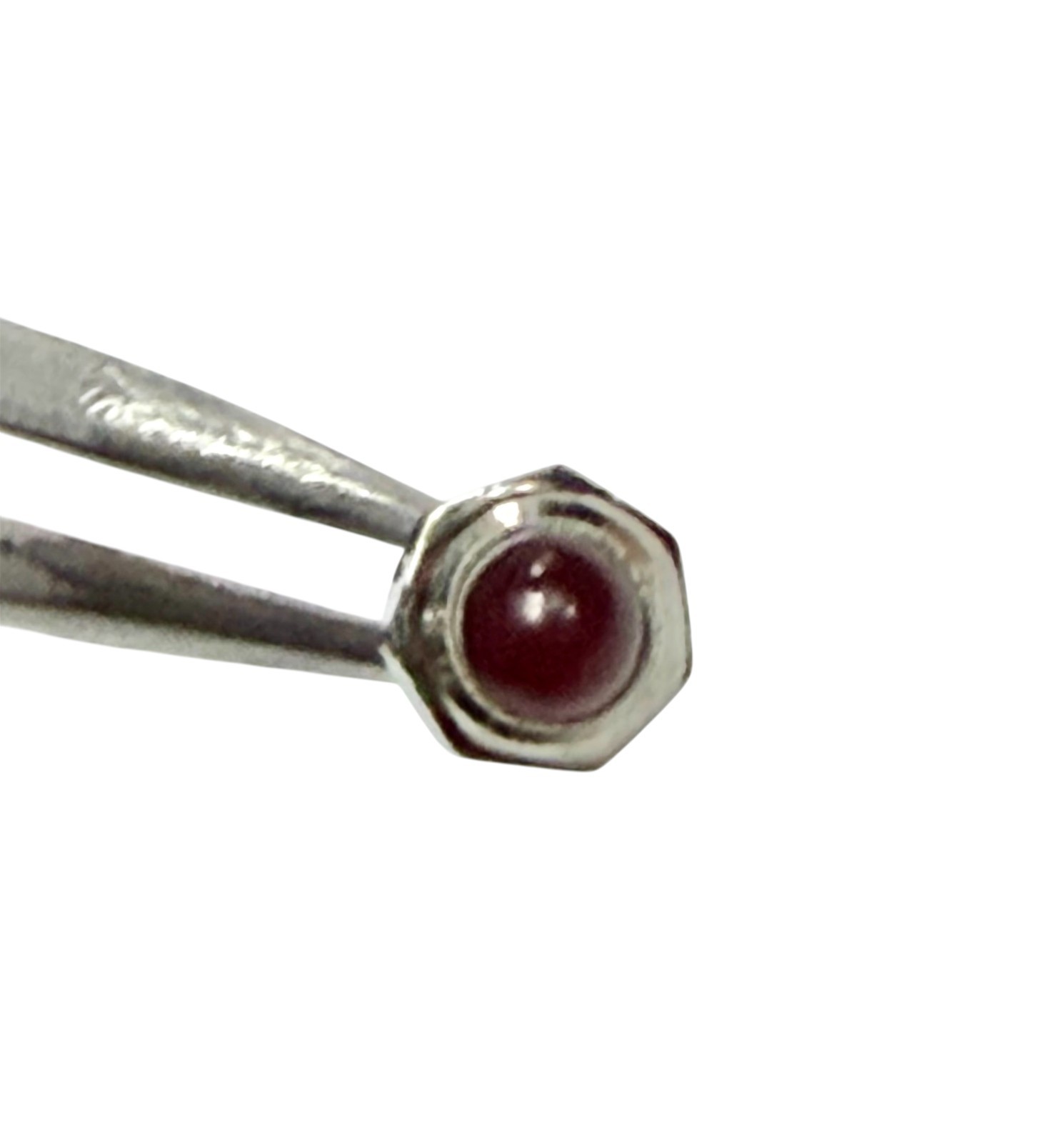 Genuine Cartier Crown – Santos Ref. RDE.51782551GM with Maroon Stone