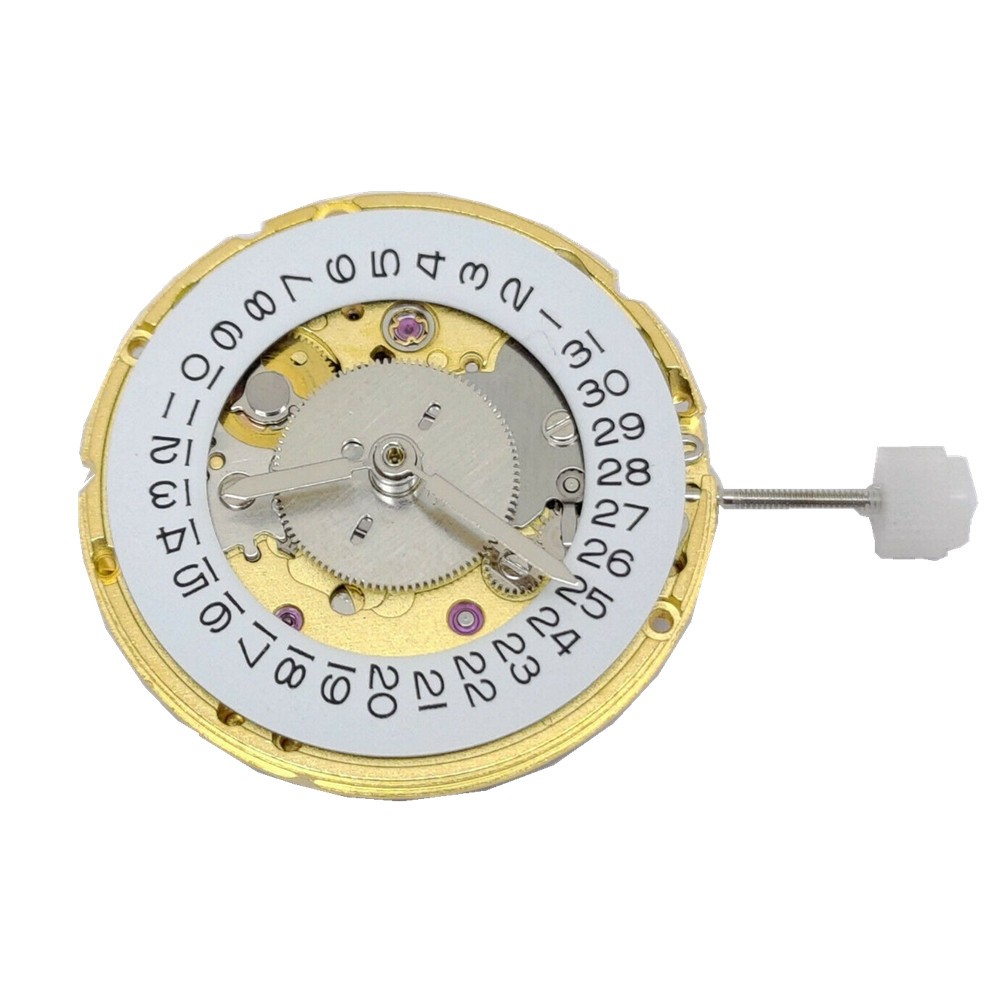 Gold Automatic Mechanical Watch Movement 4 Hands For ETA 2836-2 GMT Accessories;