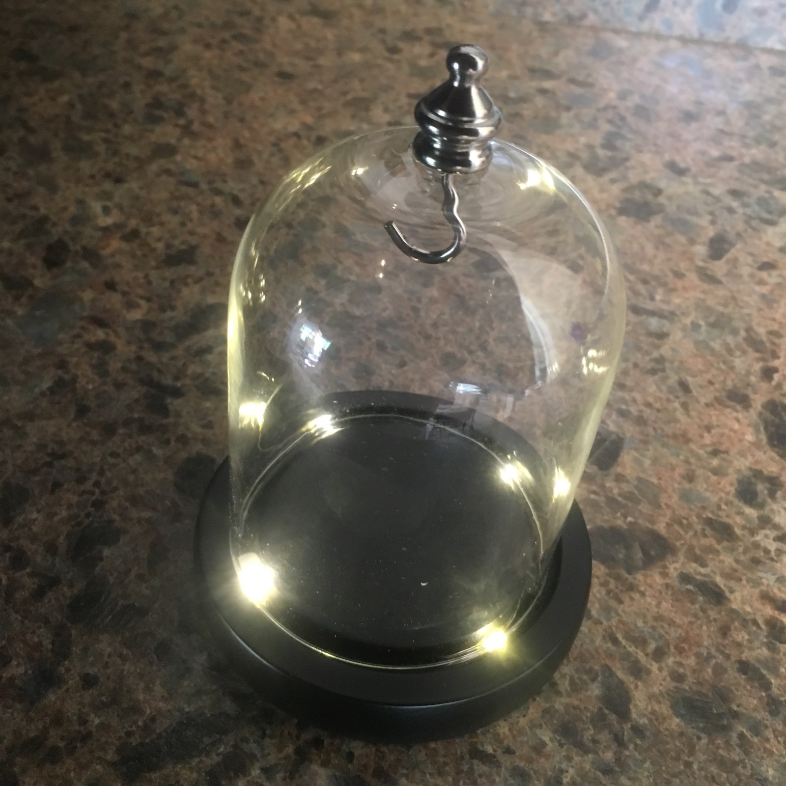 Display Dome With Top Hook And Lighted Base (CR2032 Battery Not Included)