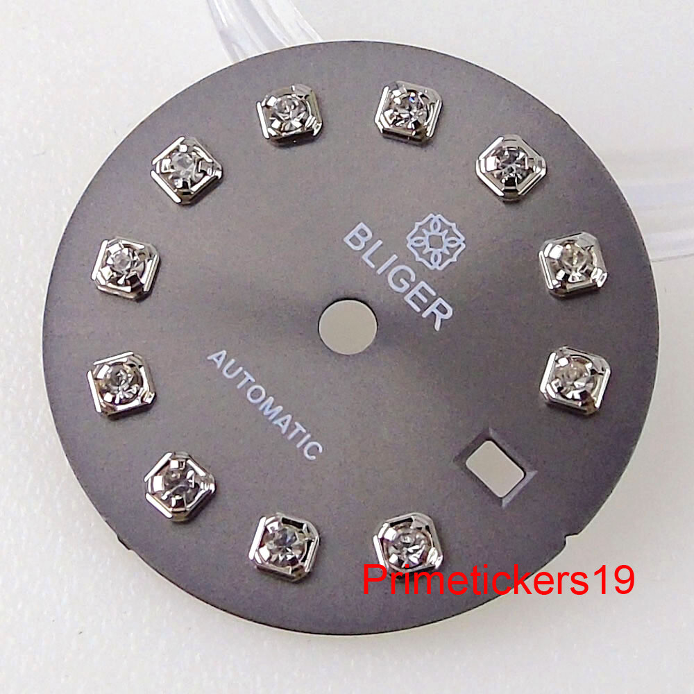 20.5mm Multicolor Sunburst/Gradient Watch Dial Diamond Markers Fit NH05 Movement