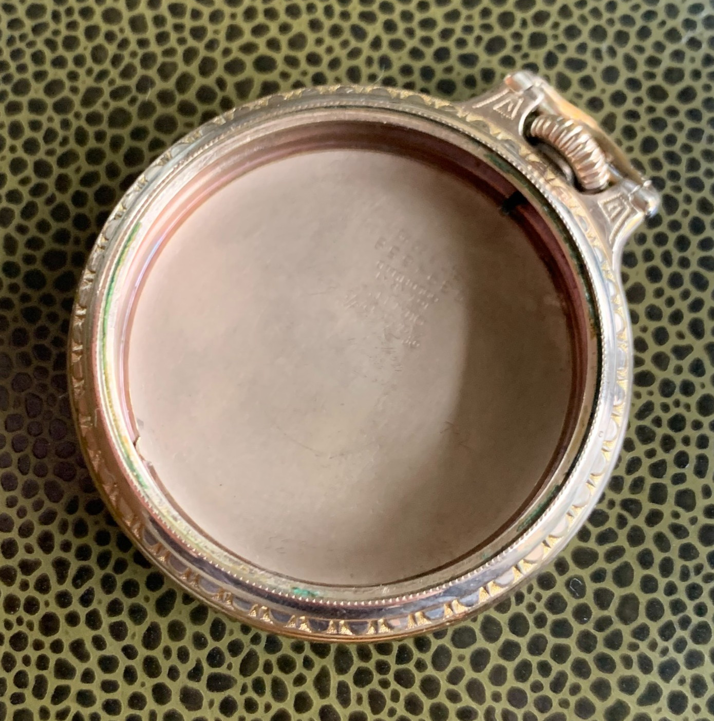 Wadsworth 10K Gold Filled BOC Railroad Case Fits Hamilton Pocket Watch #2