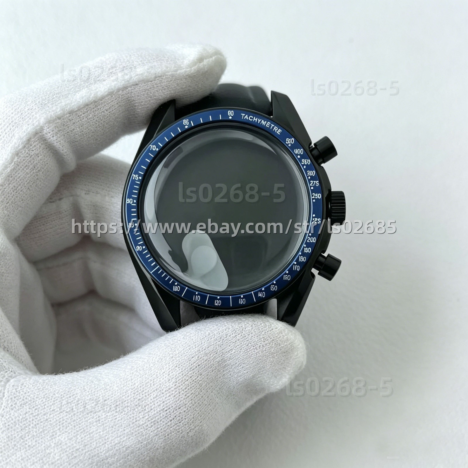 40mm VK63 Watch Case Stainless Steel Fit Quartz Movement