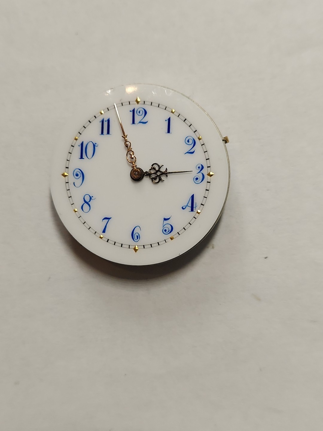 Unbrand Collectible High Grade Art Deco Enamel Dial Full Jewels P.W.MOVEMT Women