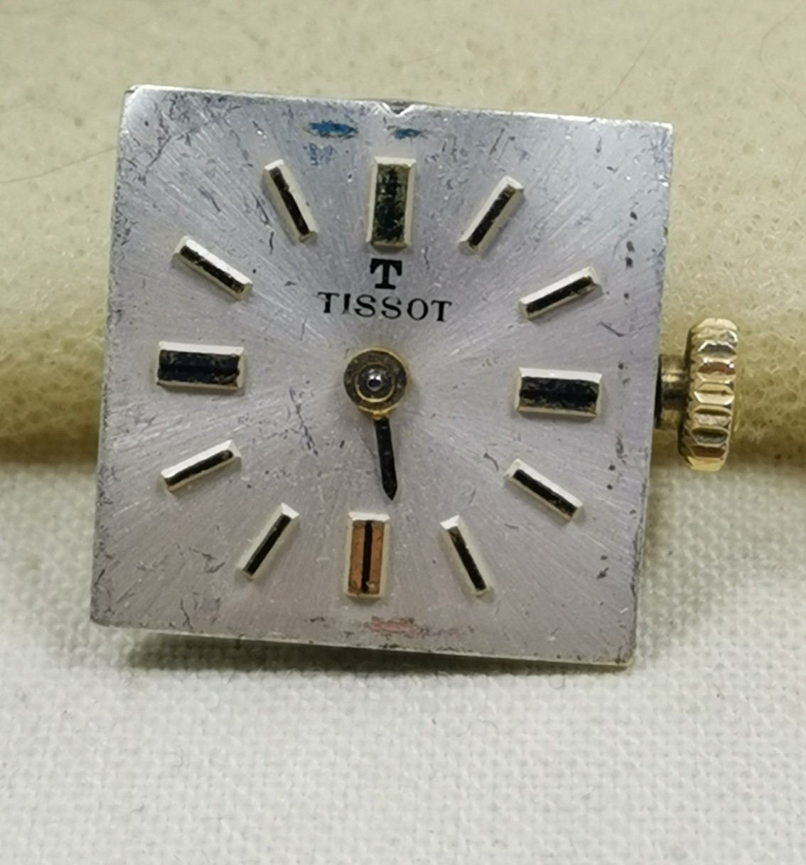 Lot 2 x Tissot 17J Cal. 2403 & 2180 Swiss Wristwatch Movement Repair/Parts