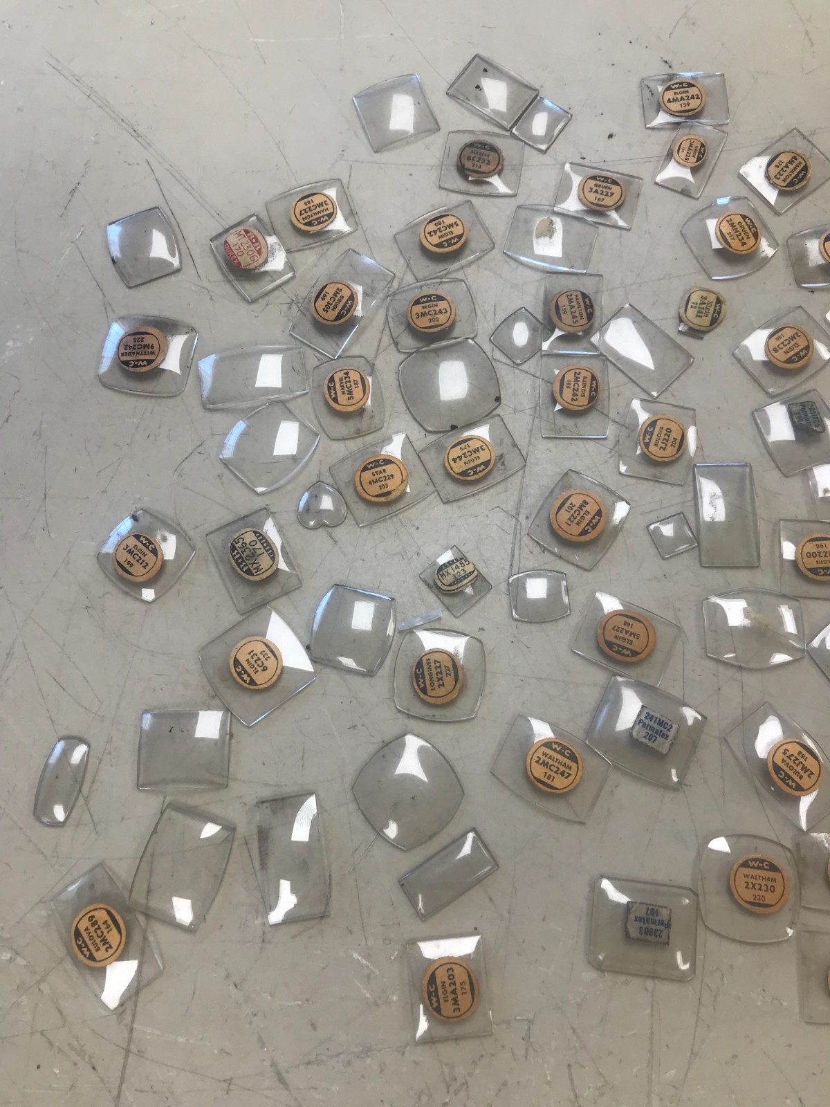 WC Vintage Watch Crystal lot #82
