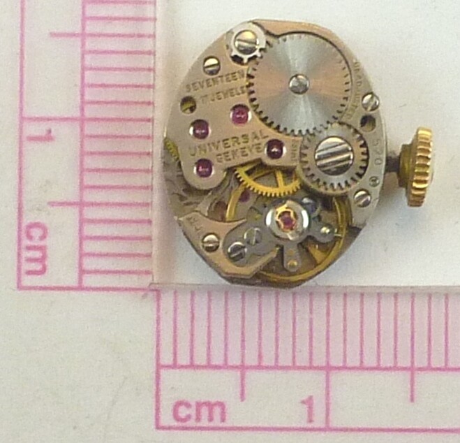 Universal Geneve 520 Mechanical Wristwatch Movement – Parts / Repair