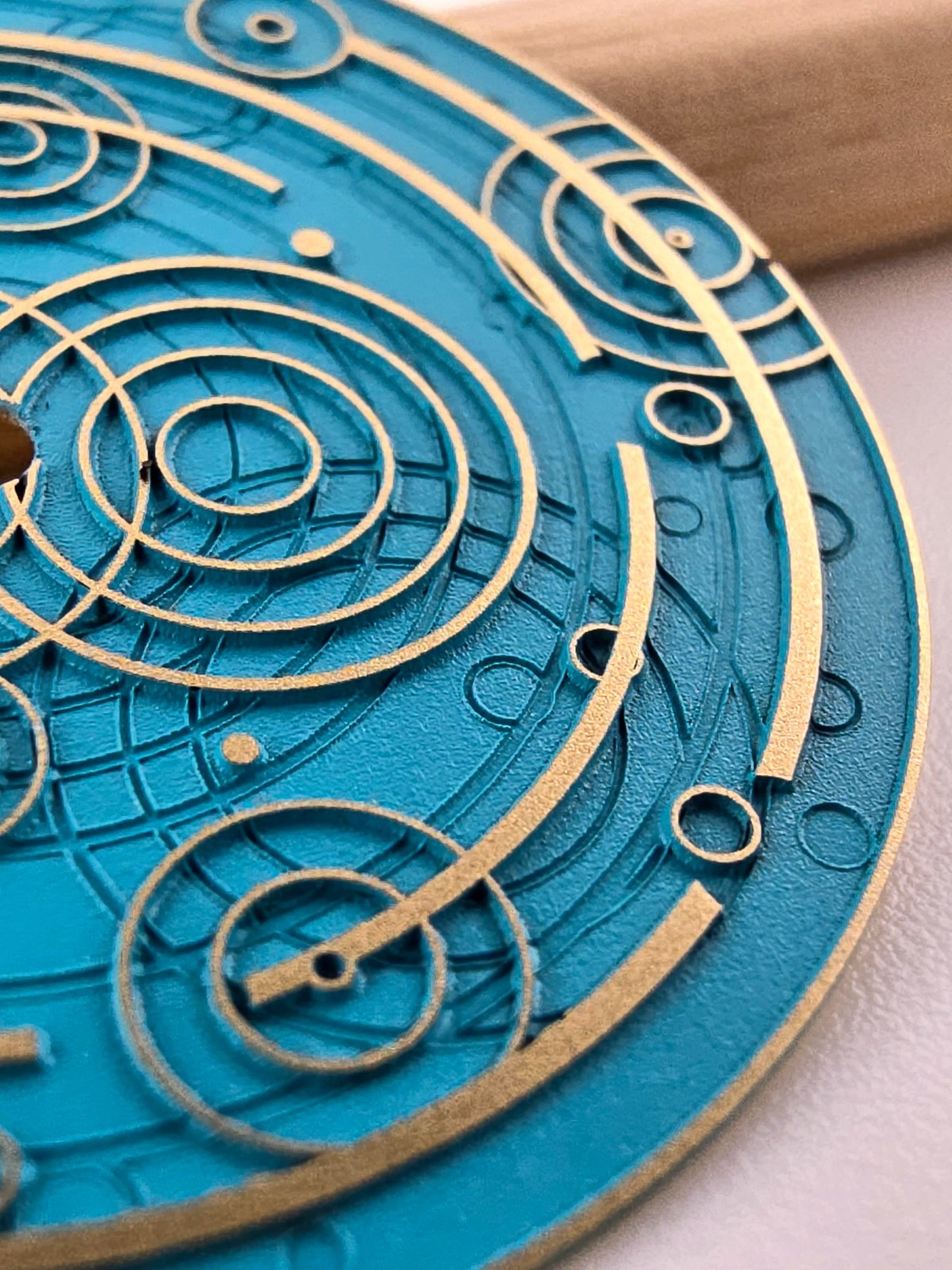 Custom-Made Laser Engraved Watch Dial | RAIN- Order any designsize