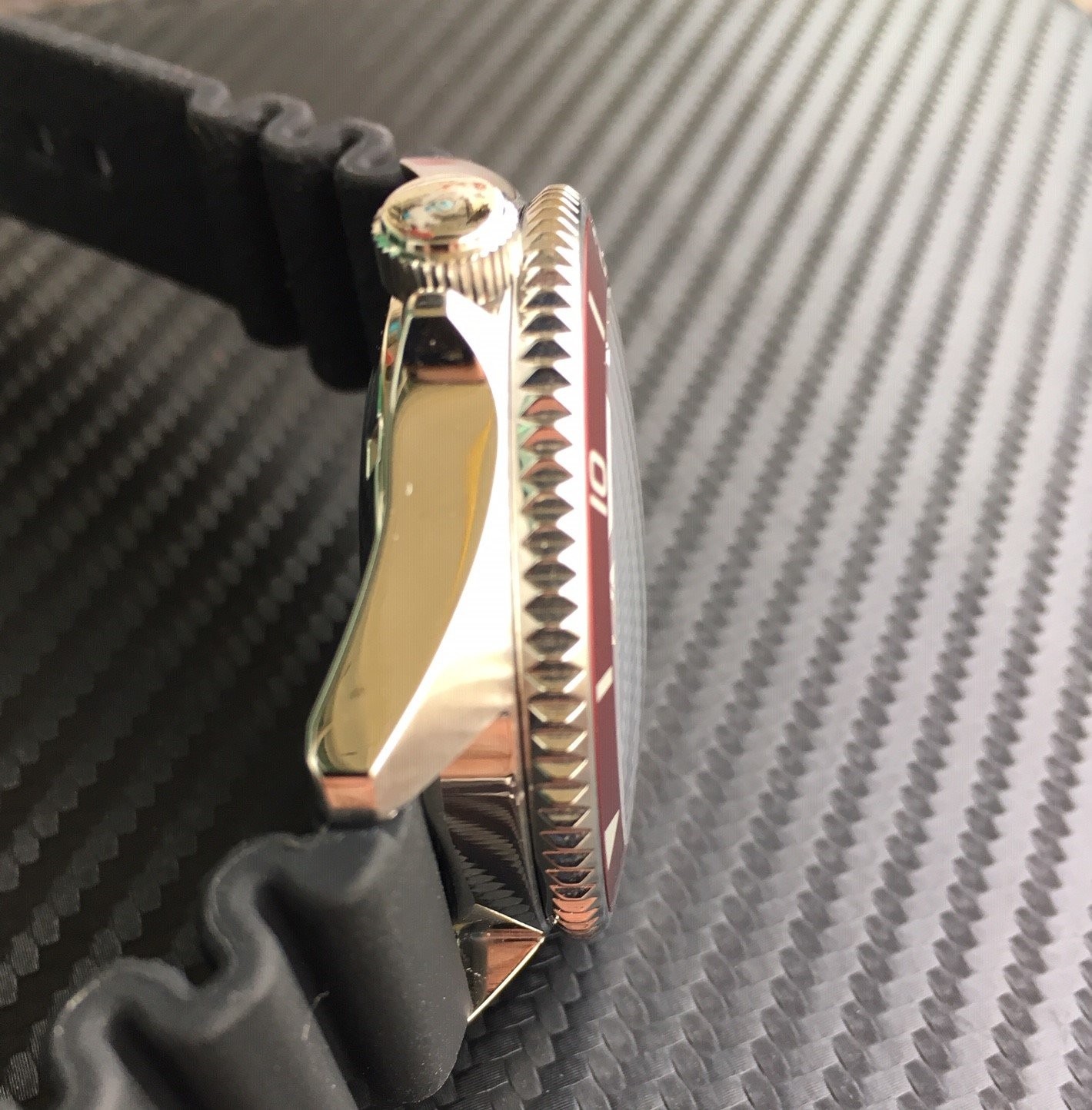 Low Double Dome Sapphire Crystal – Orient Kano Replacement Mod – CT118