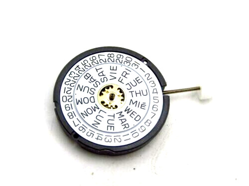 ETA 804.124 Watch Movement Quartz 3 HANDS DAY/ DATE AT 3