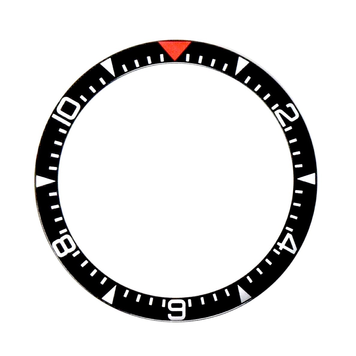 SKX007/SRPD Flat Bezel Insert – Black/Silver/Red – CT6145