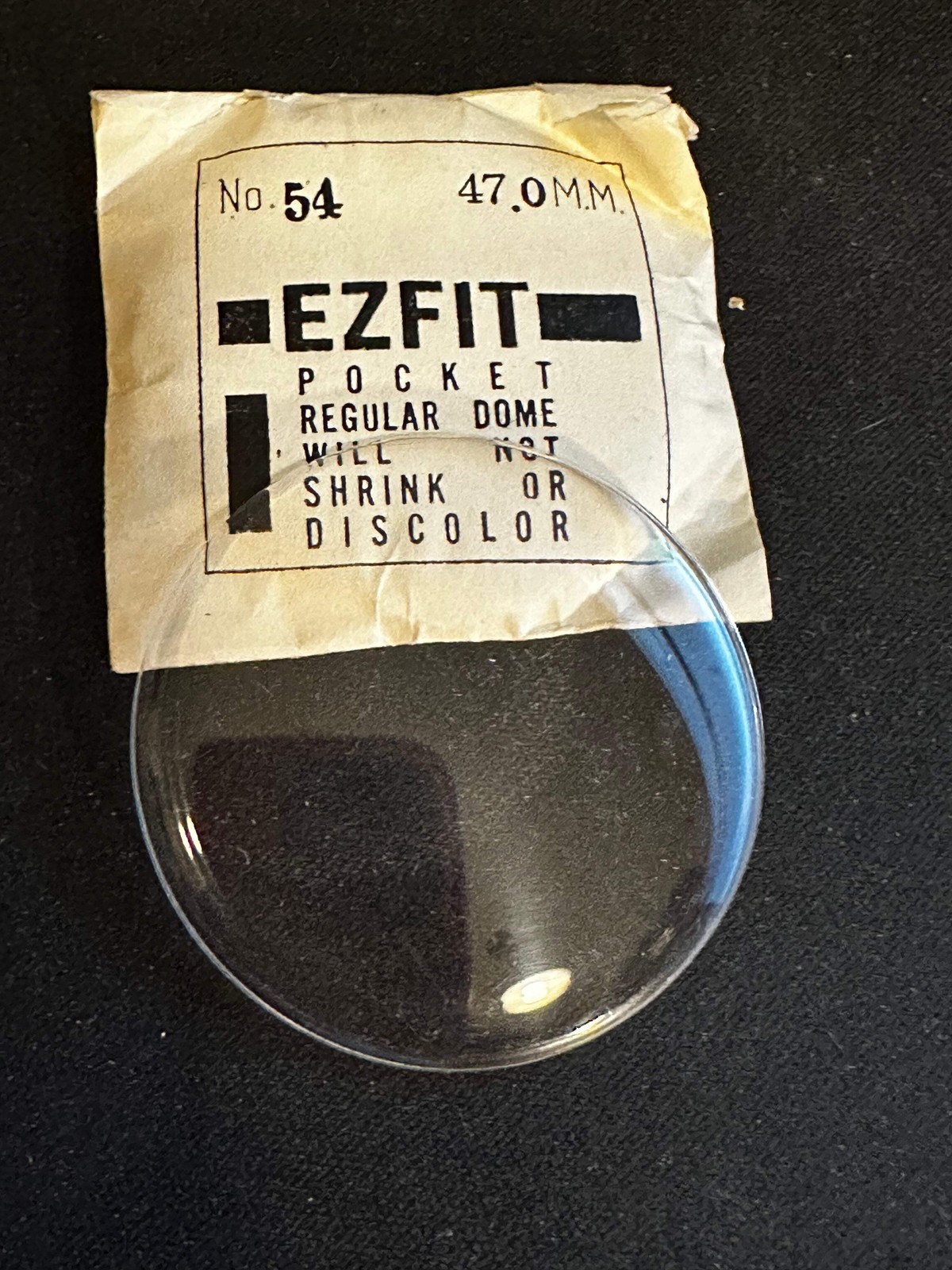EZFIT Pocket Watch Crystal No. 54, 47.0mm – New