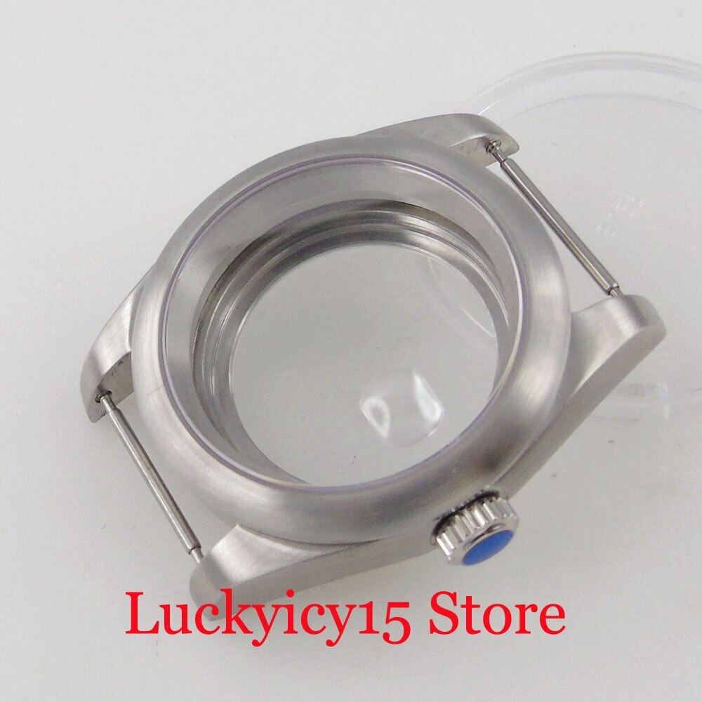 Watch Case 39MM Fit NH35A NH36A Automatic Sliver Edge Solid/Glass Glass Oyster