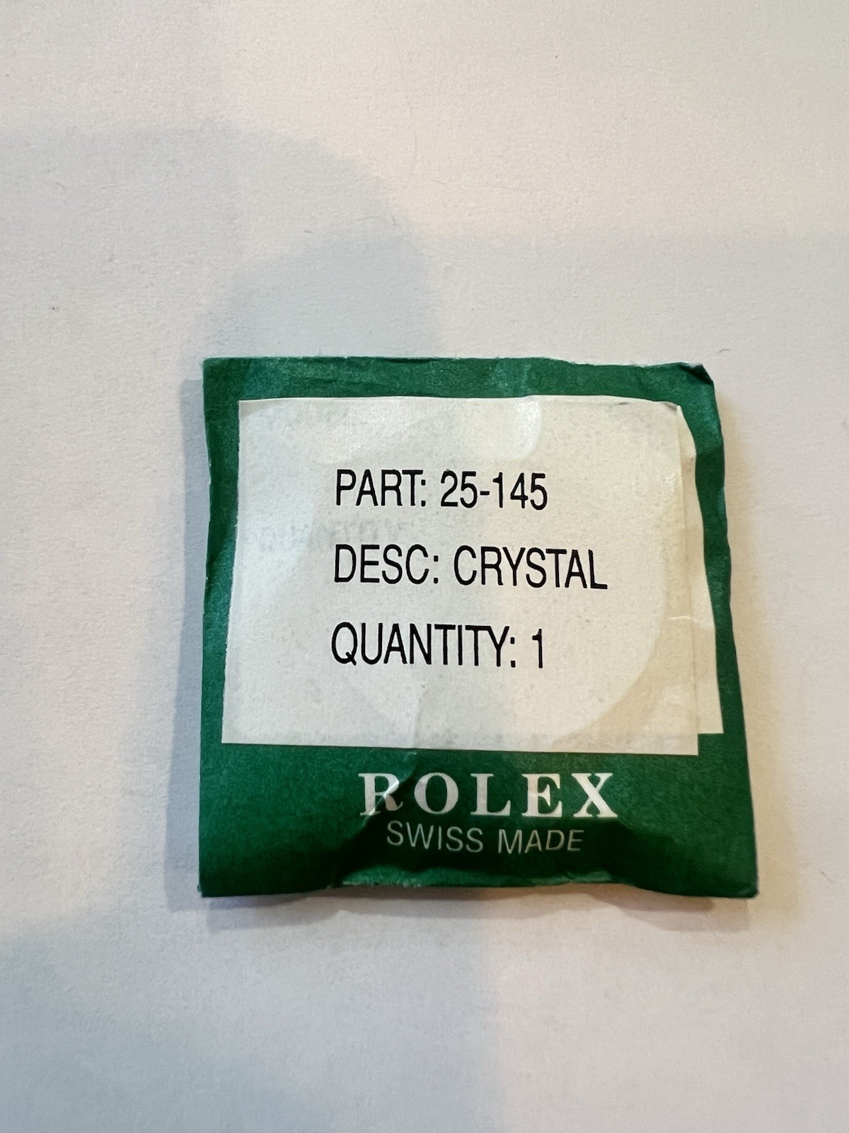 Genuine Rolex Crystal Model 25-145.