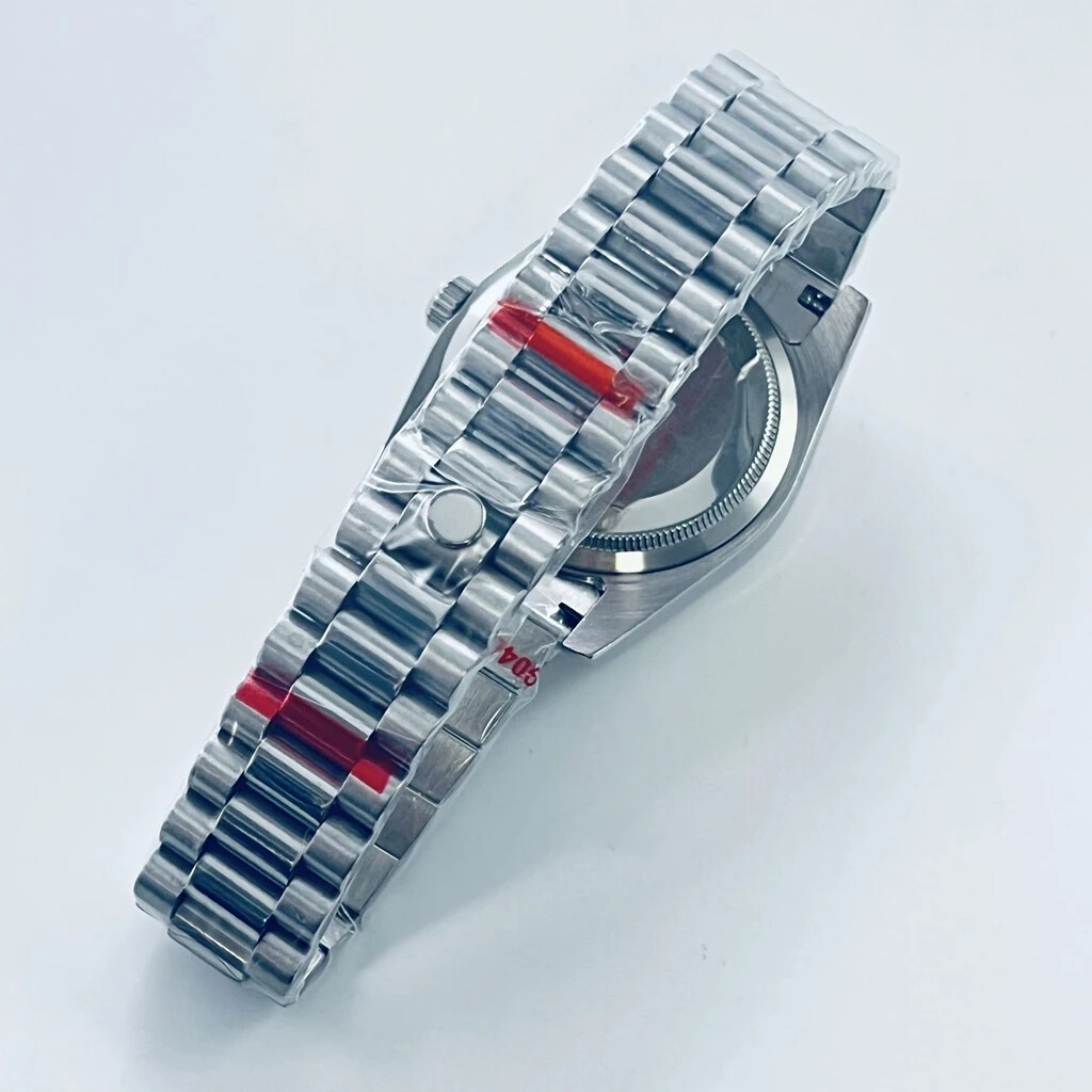 36mm 40mm Stainless Steel Watch Case+Strap Sapphire glass For NH34/35 Eta2824