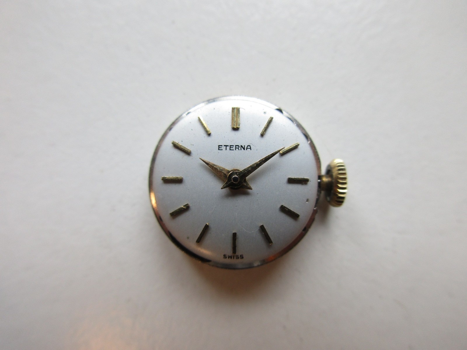 Eterna cal. 1418U Swiss watch movement & dial – running
