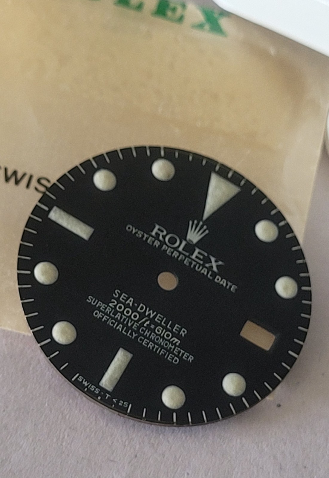 Rolex 100% genuine vintage Sea-dweller 1665 dial in great shape,see all pictures