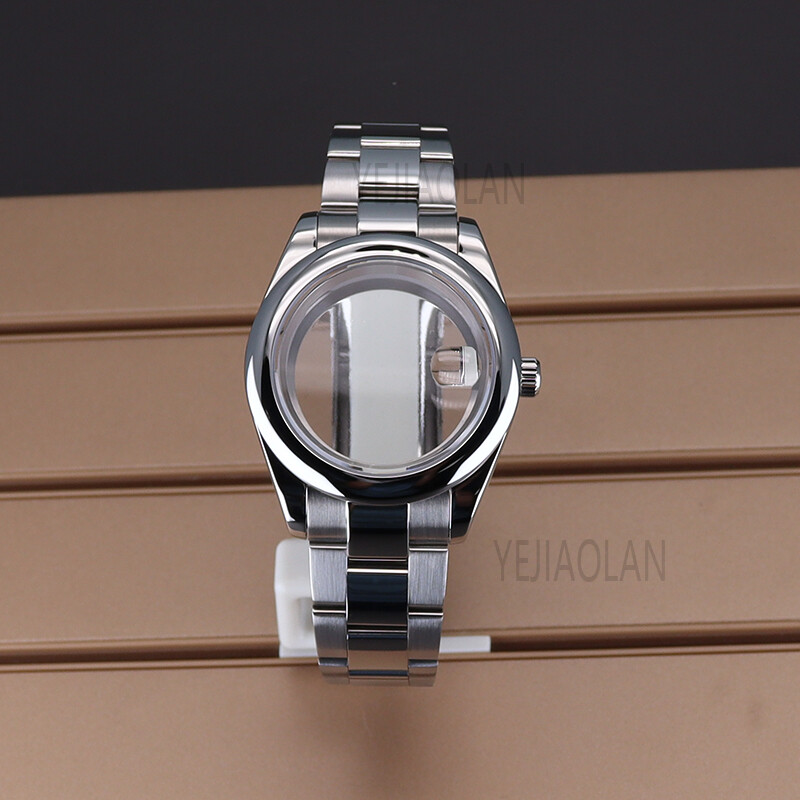 for NH35/36 8215 movement 36mm/39mm watch case oyster bracelet sapphire glass