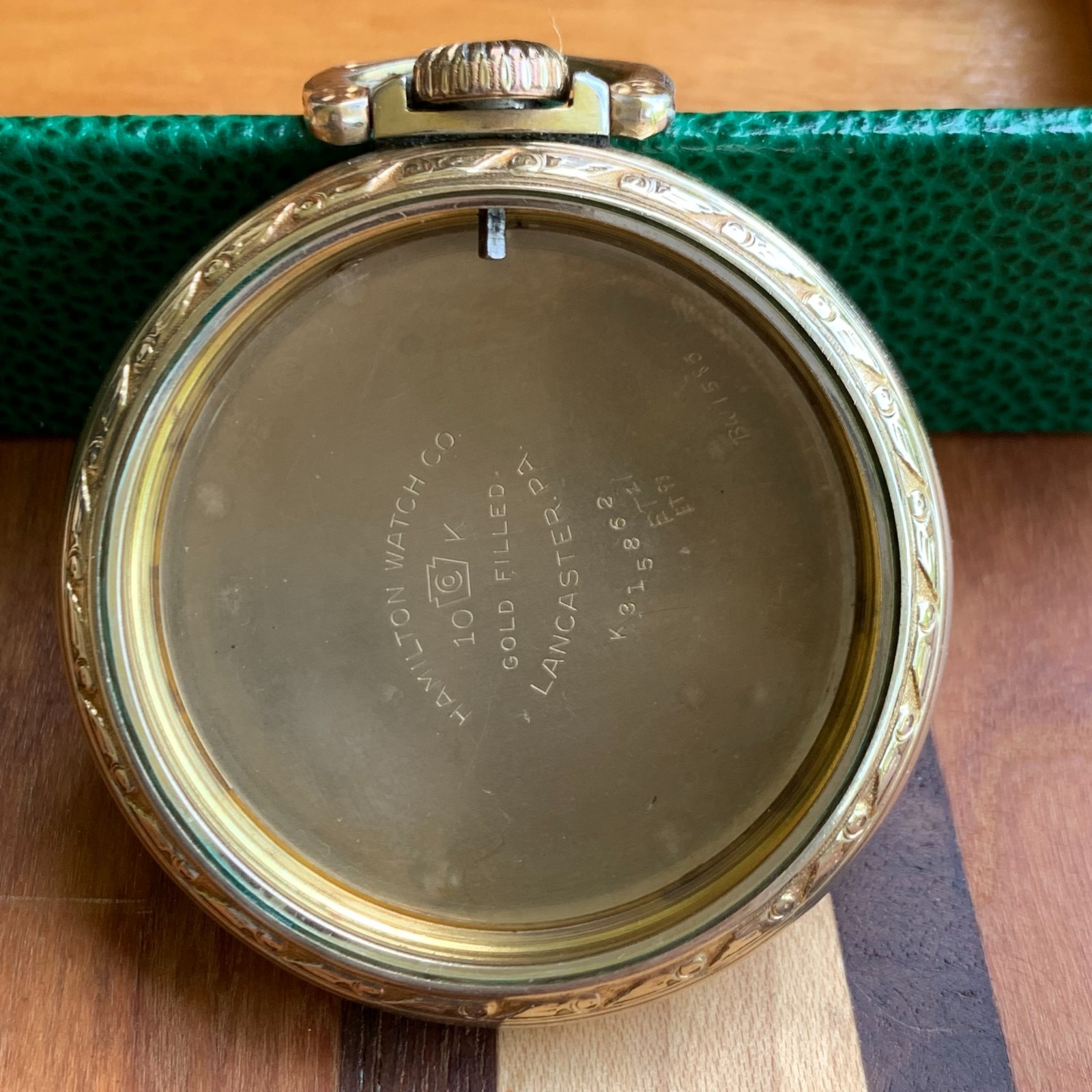 Hamilton 16S 10K Gold Filled Model 11 Original Railroad Case Fits 992B