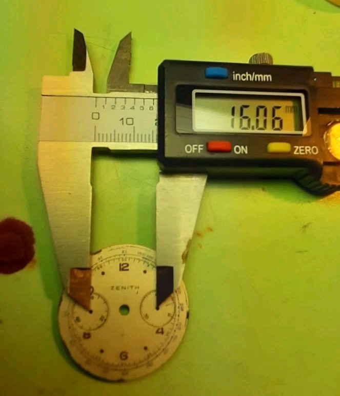 Zenith Original Dial, Reprinted