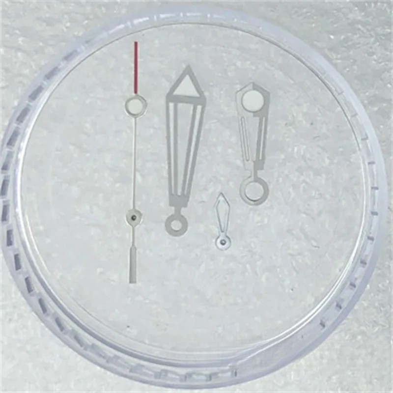 30.8mm Black/White/Blue Water Ripple Skeleton Dial and Hands for NH39 Movement