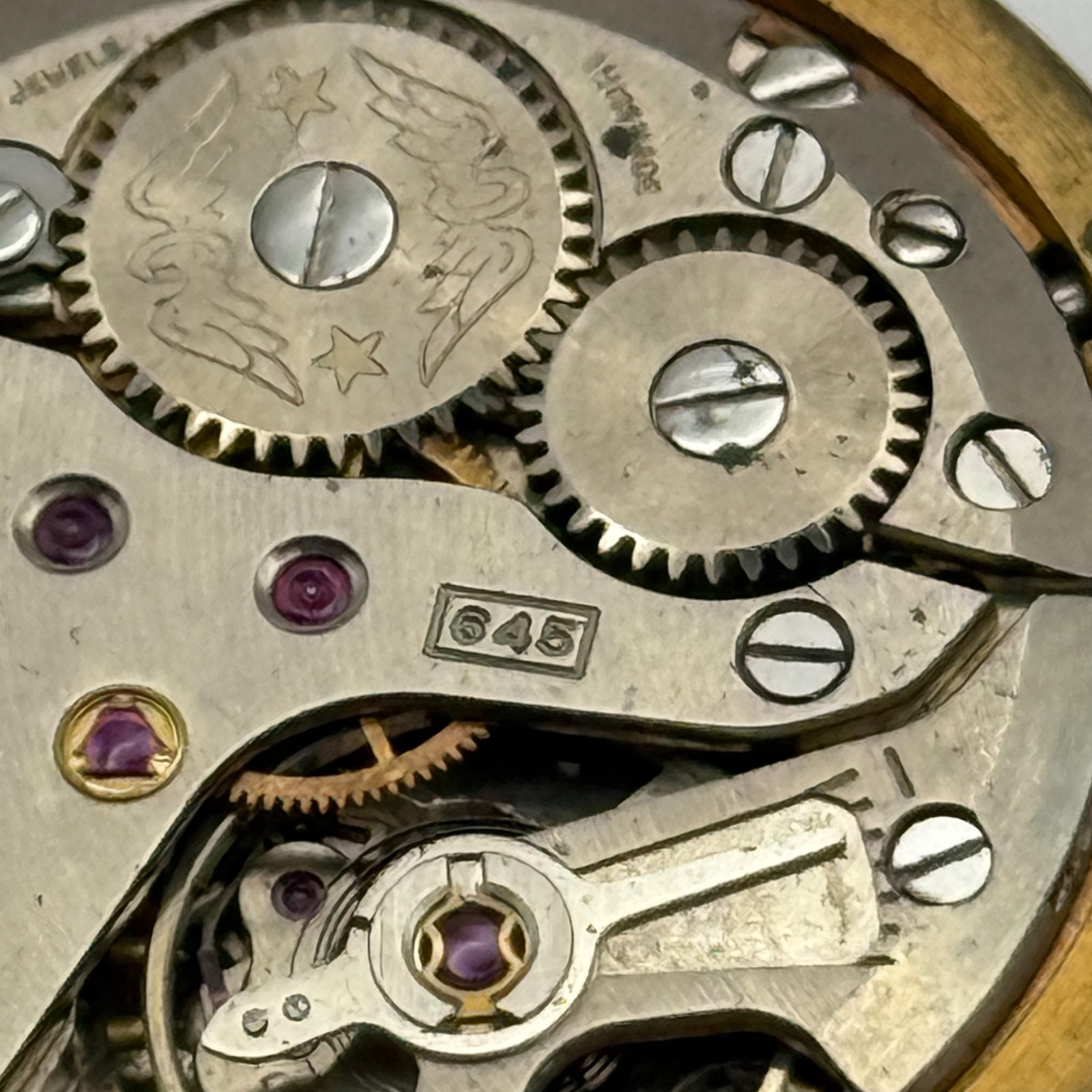 ETA 2370 Watch Movement Rotary Manual Wind Vintage Swiss Parts Repair 31.3mm