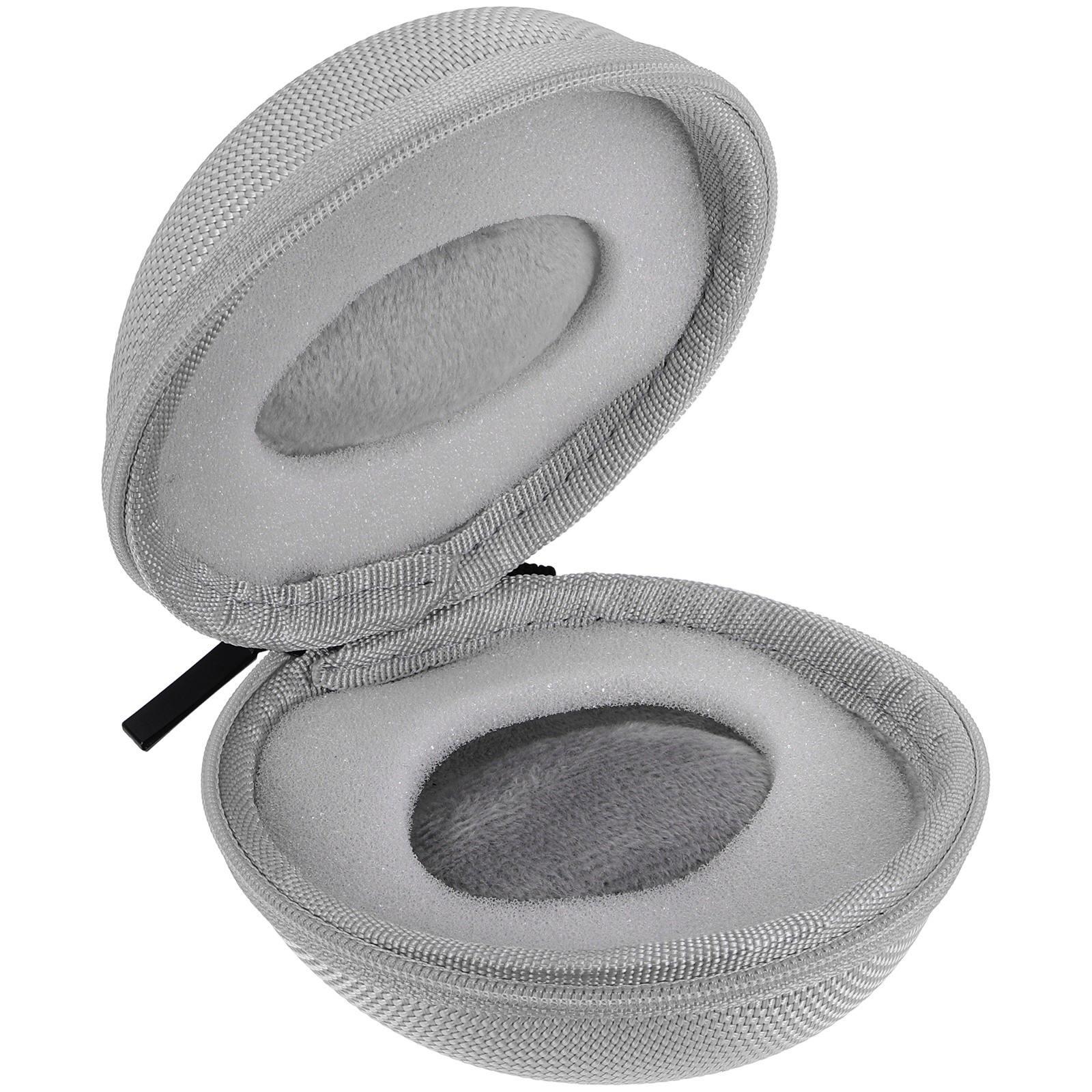 Watch Travel Case 1 Slot Velvet Watch Storage Box Up to 50mm / 2 Inch, Silver