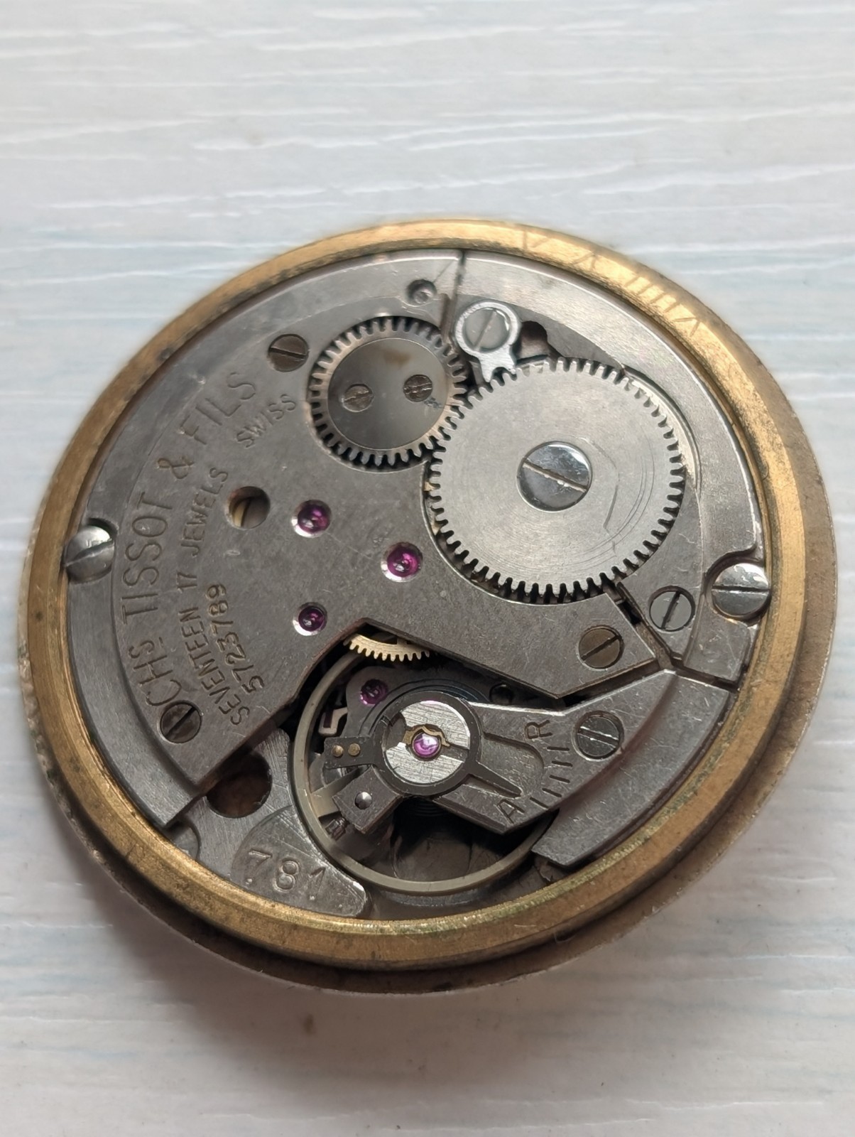 Vintage Tissot 781 Mechanical Watch Movement (Spares/Repairs)