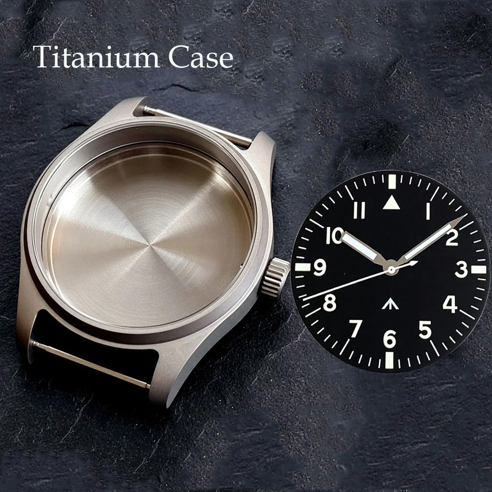 Tandorio Sapphire Glass 20ATM Titanium/Stainless Steel NH35 Diver Watch Mod Case