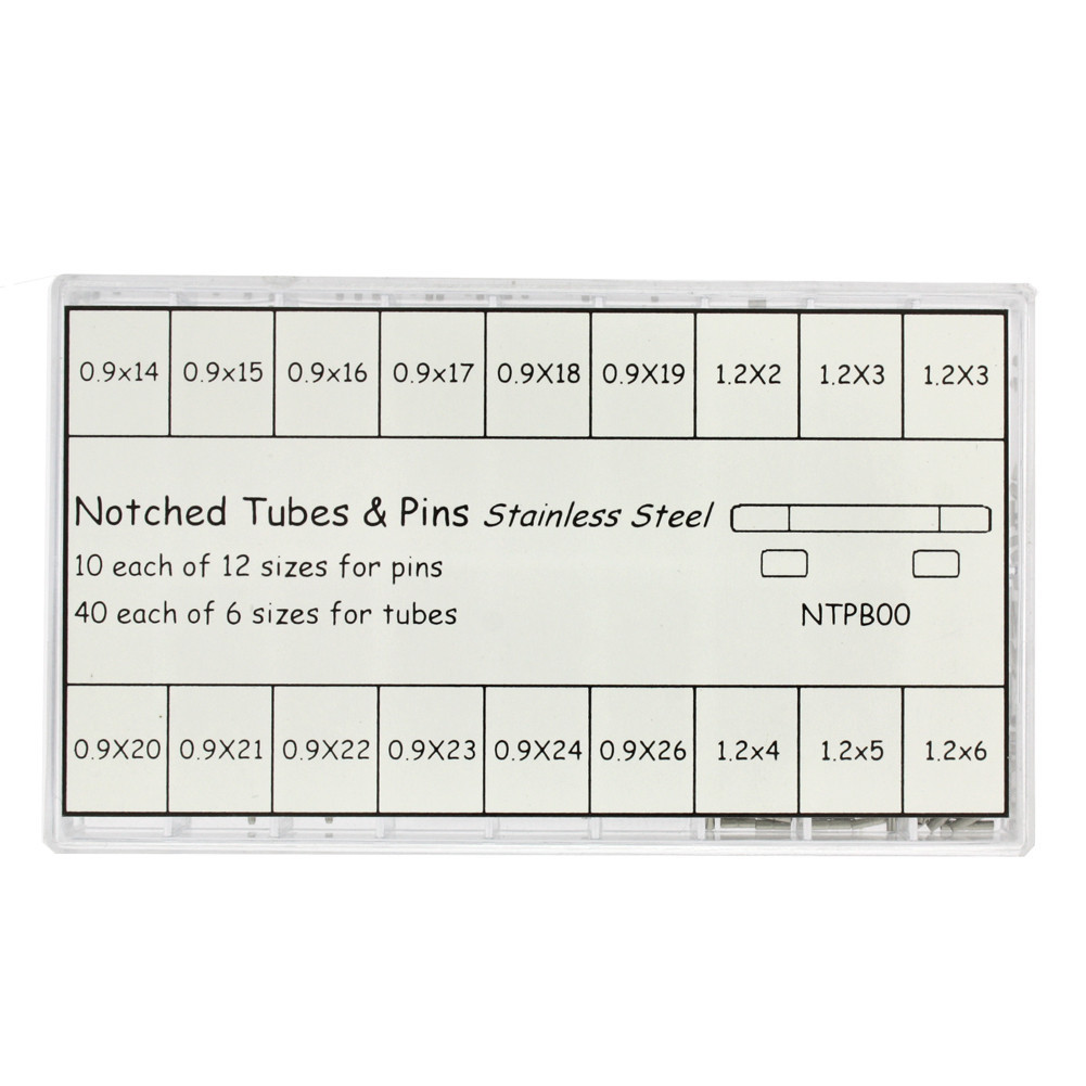 Watch Band Connecting Pins Tubes Assortment NTPB00