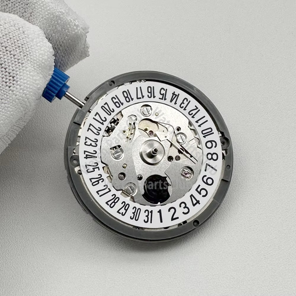 NH35 Movement 6 O’clock Datewheel Position NH35A 4R35B White 6H Disc 24 Jewels