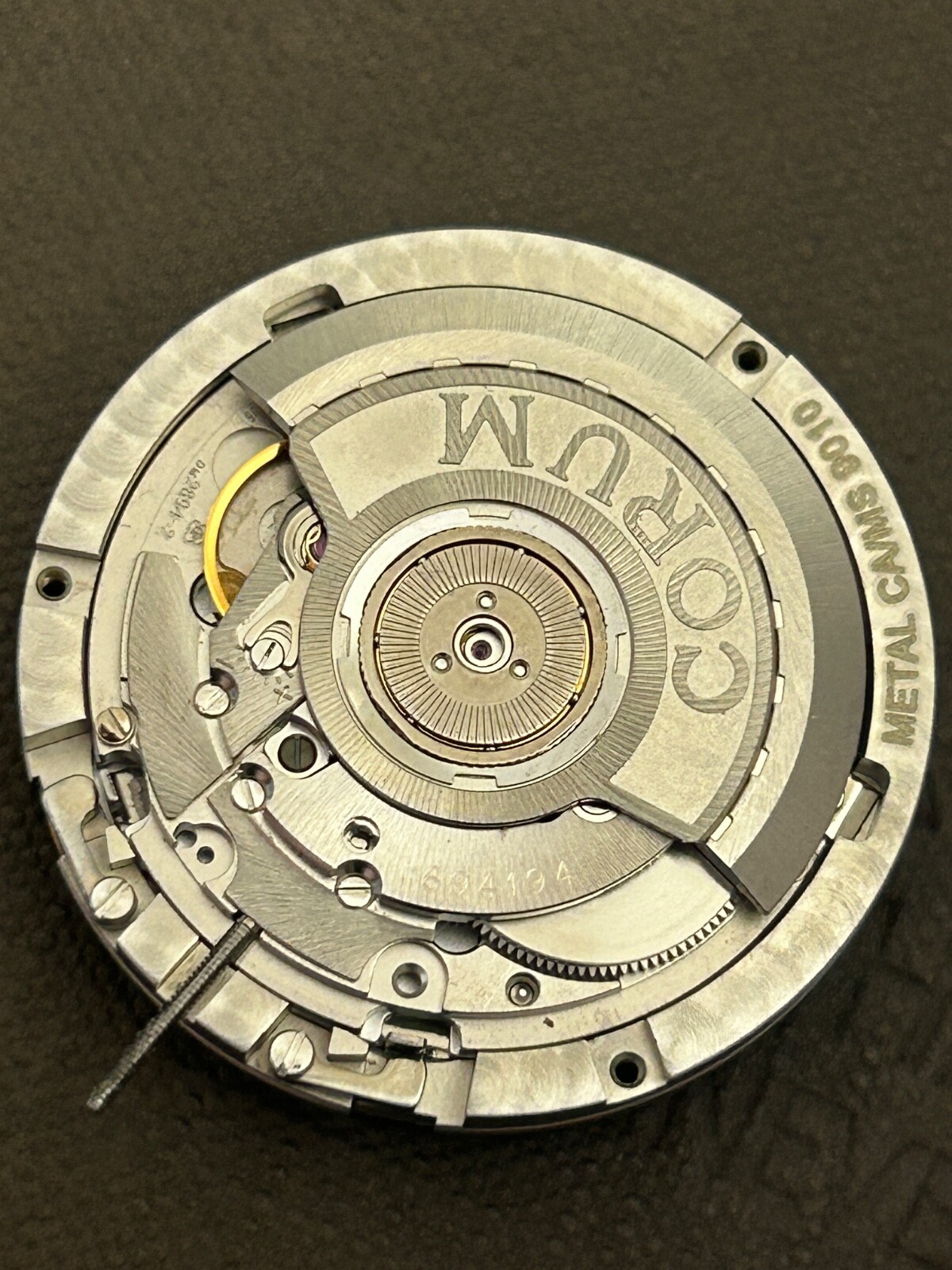 Corum Admiral*s Cup Chronograph Movement ETA 2894 Working need service Black