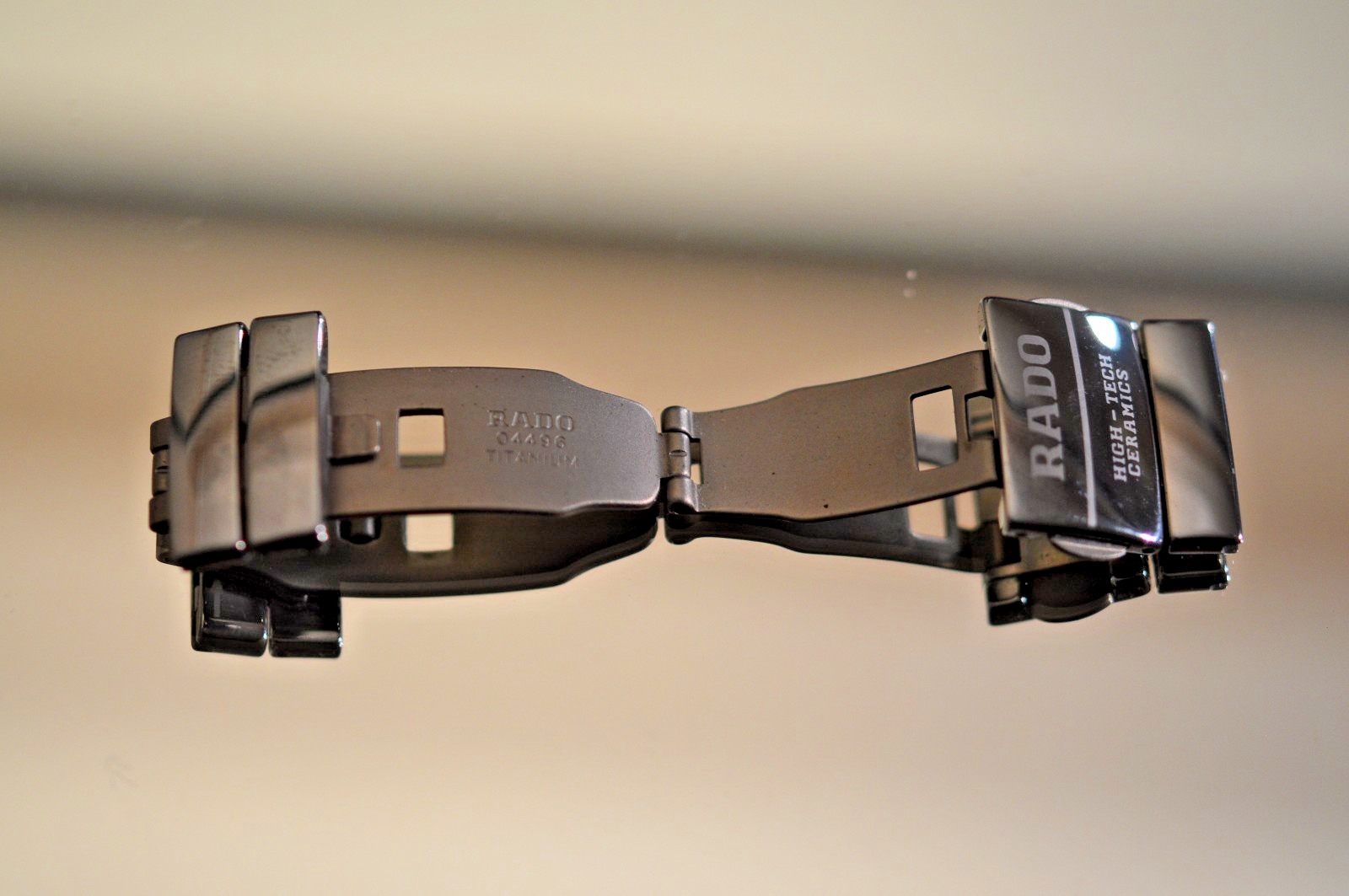 GENUINE RADO SINTRA 20MM CERAMIC COMPLETE FOLDING CLASP SILVER