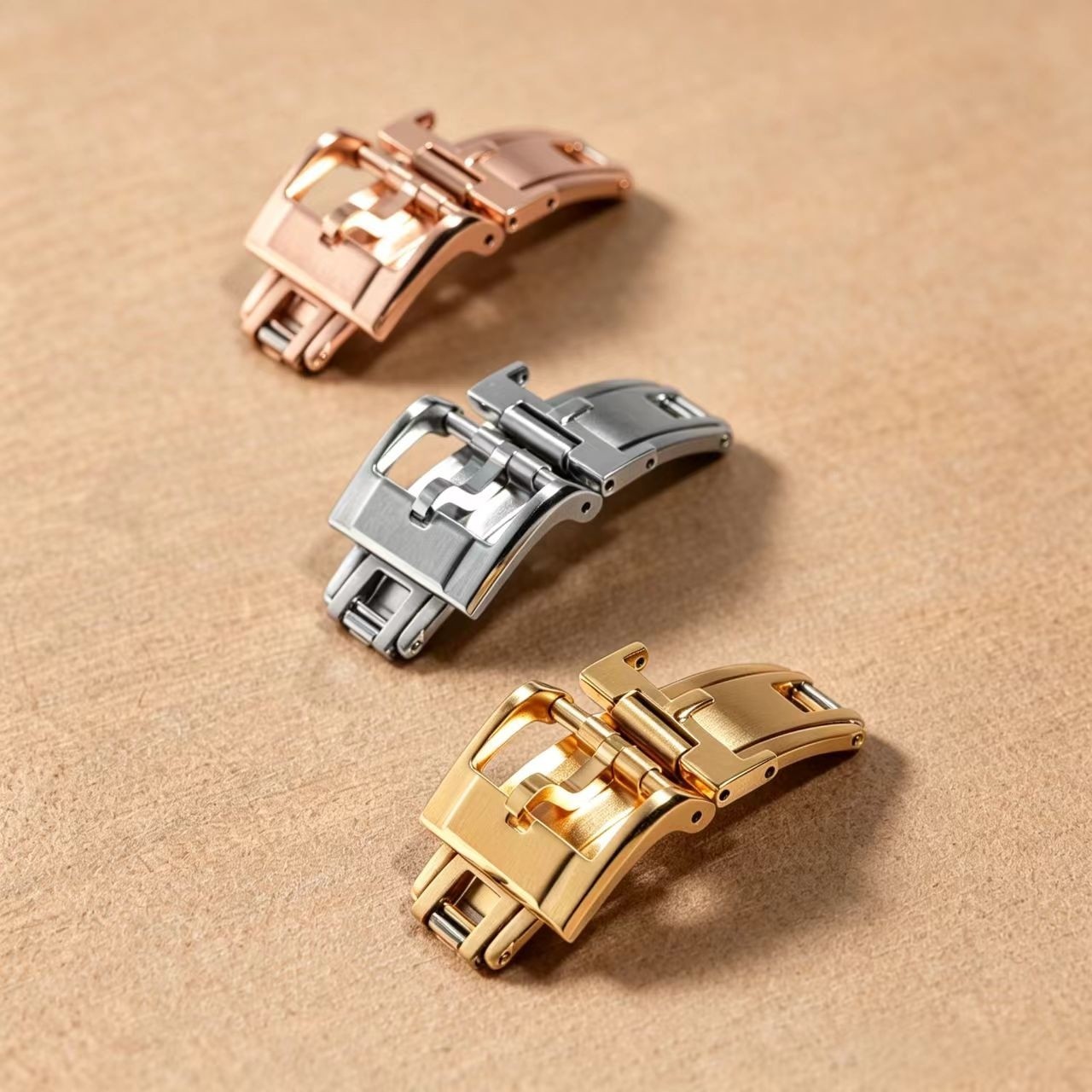 Deployant Watch Buckle for Traditional Watch Strap 316l Stainless Steel 16mm 18m