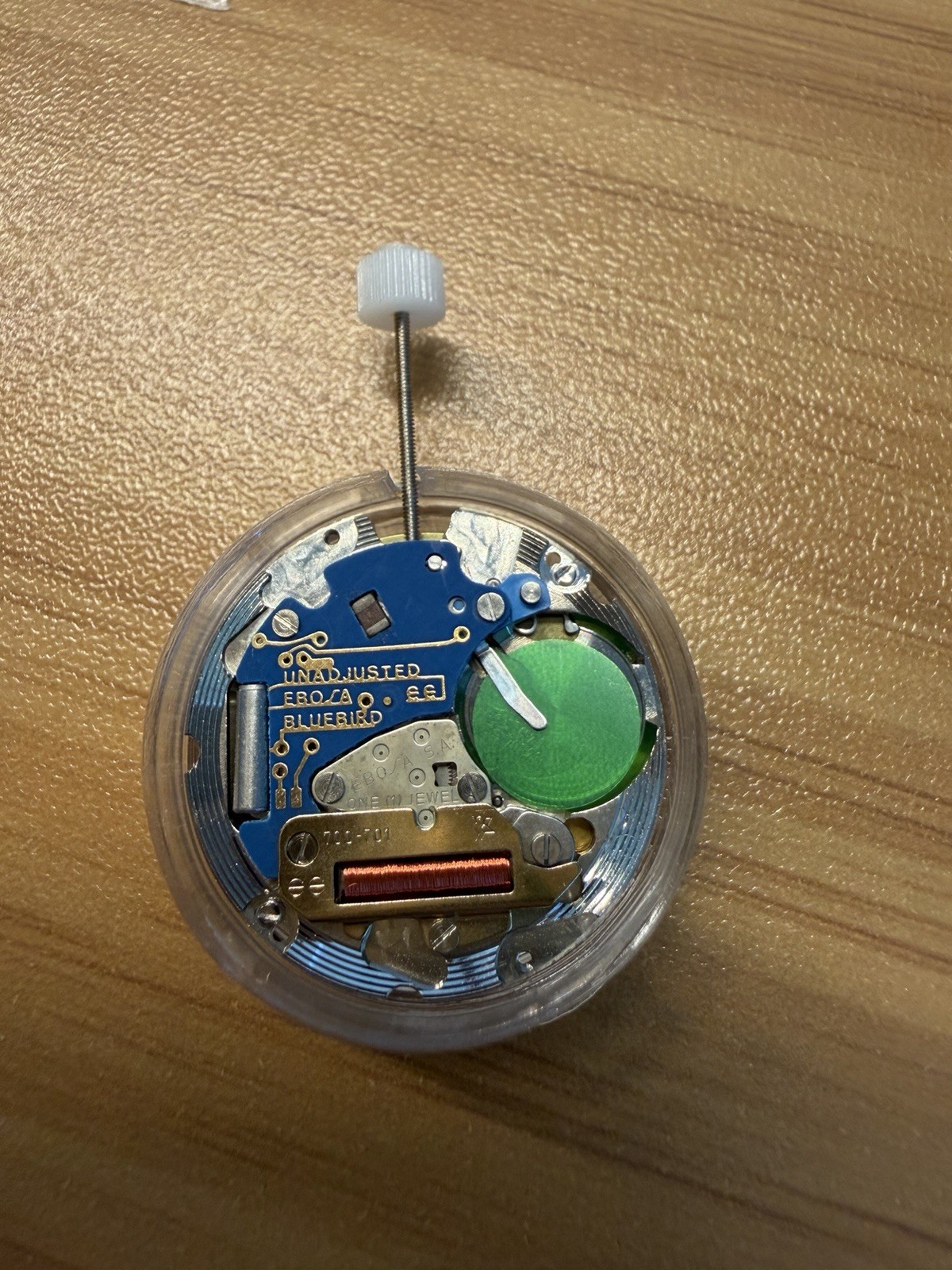 NOS EBOSA Bluebird Cal. 700-701 Swiss Quartz Watch Movement Date AS IS