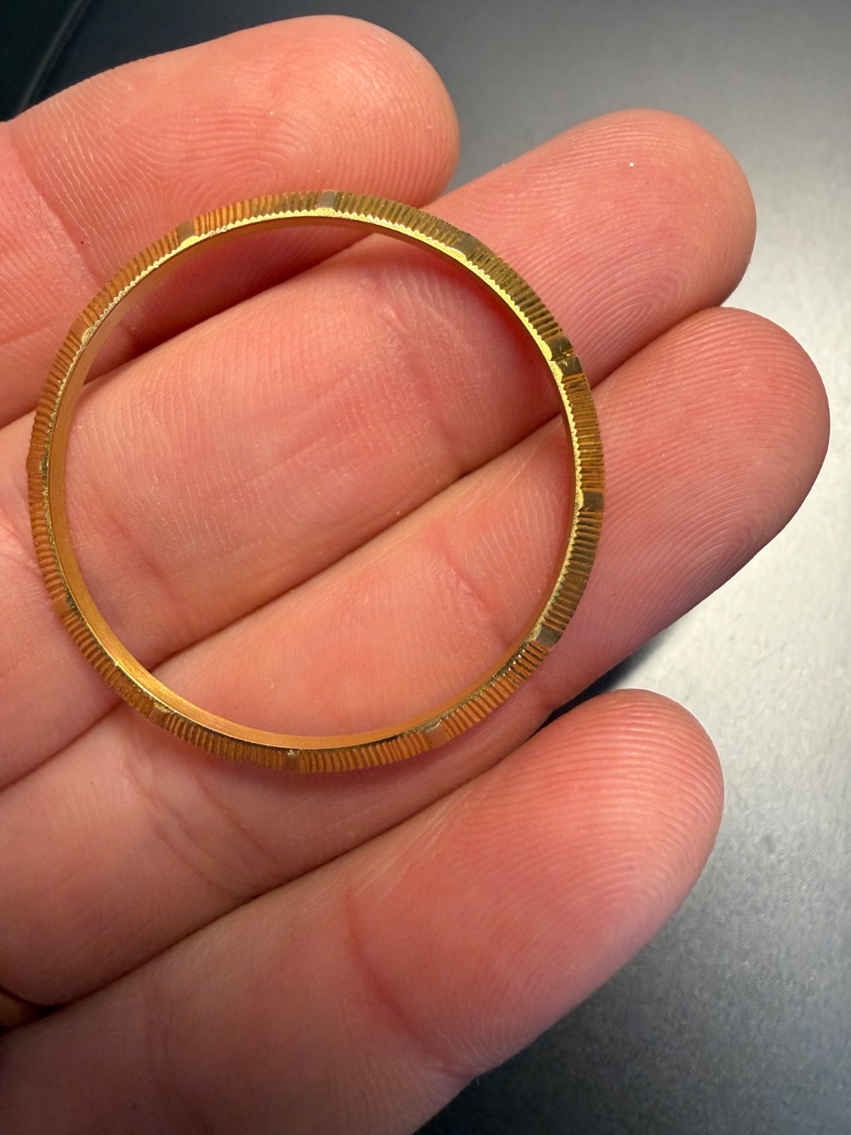 Rolex 18K Yellow Gold 18248 Day Date Watch Factory Bezel