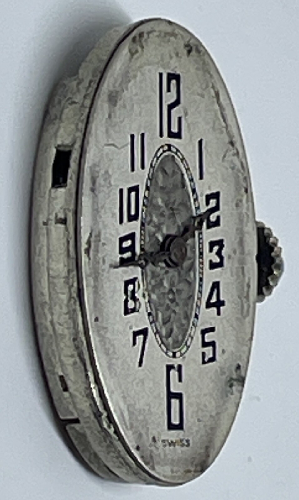 JW CHOPARD MOVEMENT Swiss 16 Jewels 3 Adjustments Does Not Run/For Parts