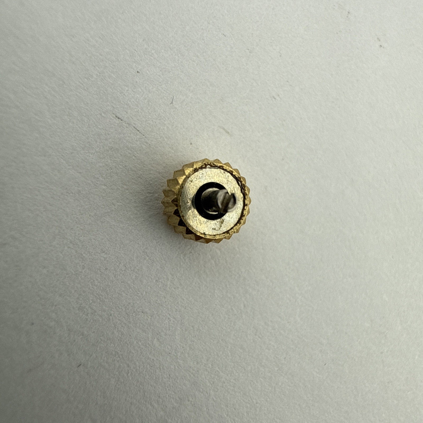 Omega Yellow Gold 4.7mm Split Stem Wristwatch Crown – New Old Stock