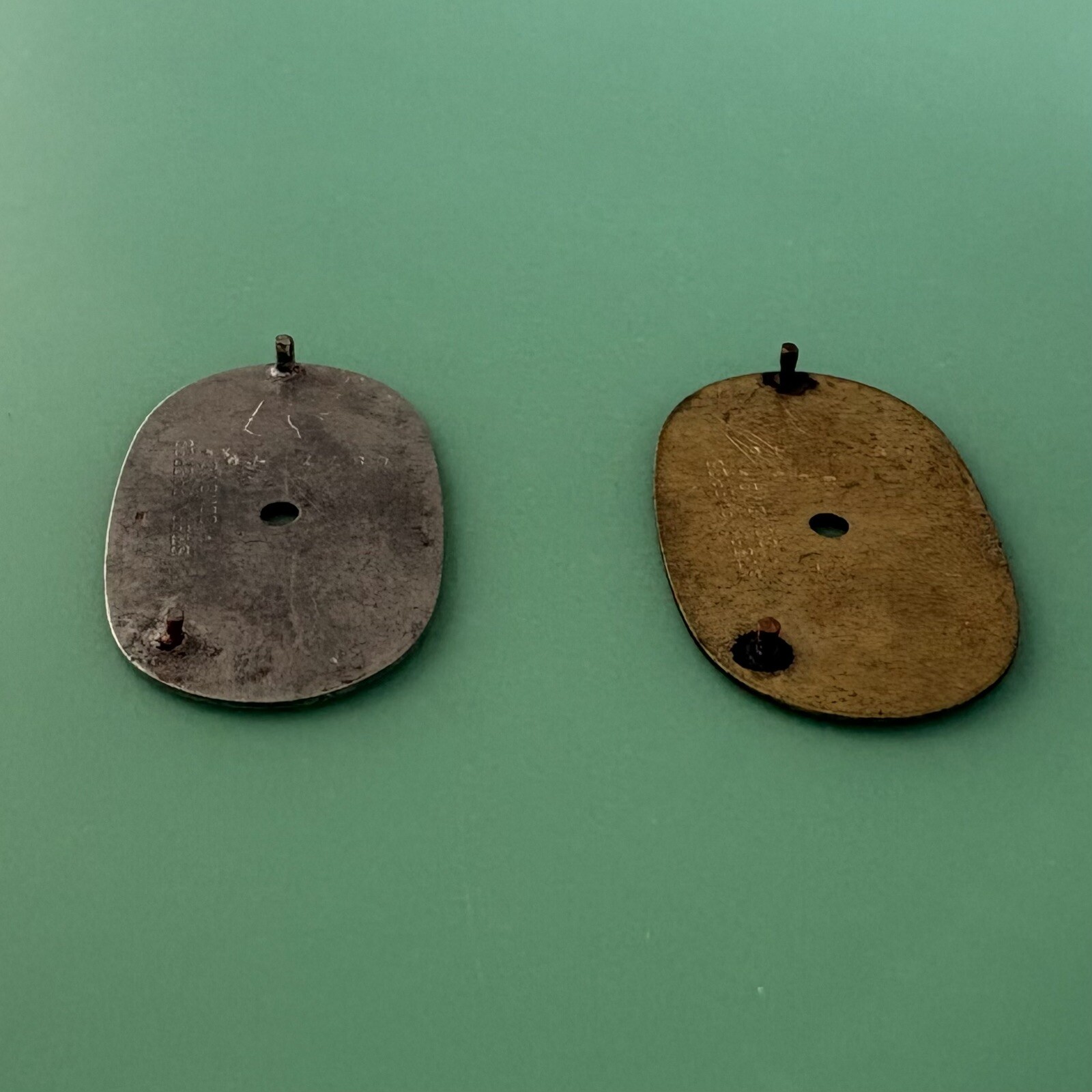 2 Original Rolex Watch Dials Black Gray Lot For Parts Repair