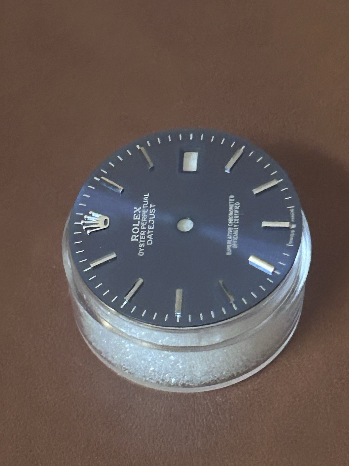 Rolex Mens Datejust Custom Blue Stick Dial For QS Watches 16014-16234-116234